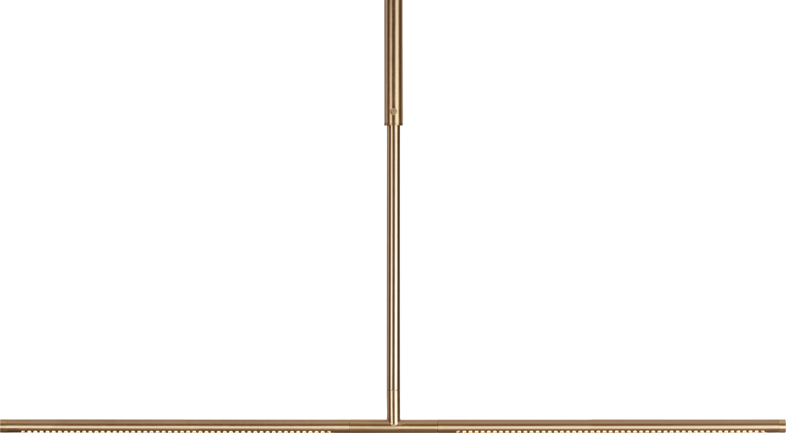 Lampa wisząca liniowa Omni 107,4 cm mosiądz