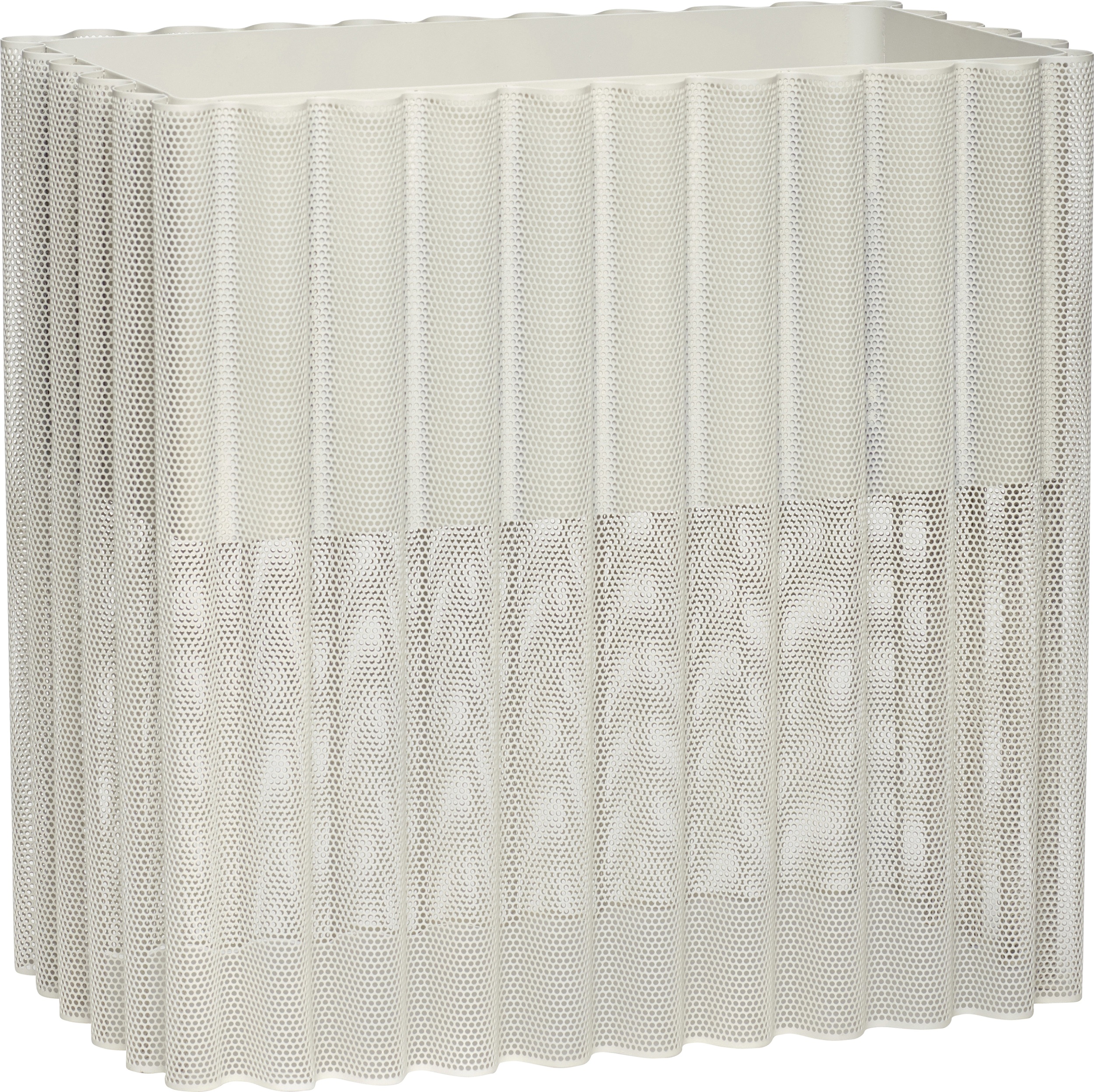 Kwietnik Hübsch szary ażurowy