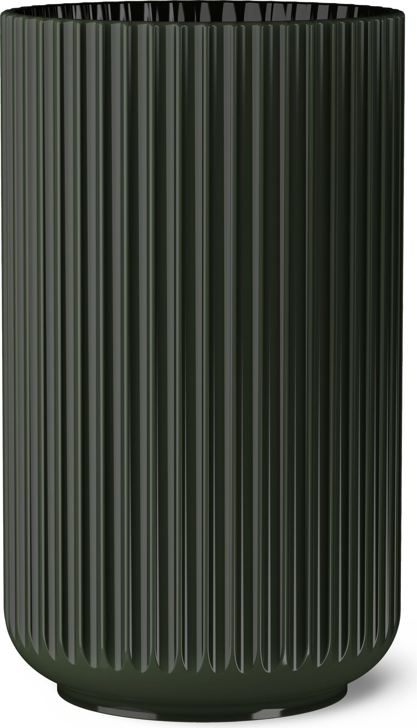 Wazon Lyngby 31 cm ciemnozielony