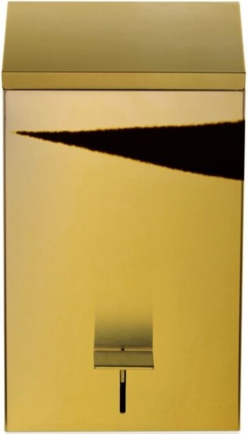 Kosz łazienkowy na śmieci Corner Soft Close kwadratowy 32 cm złoty