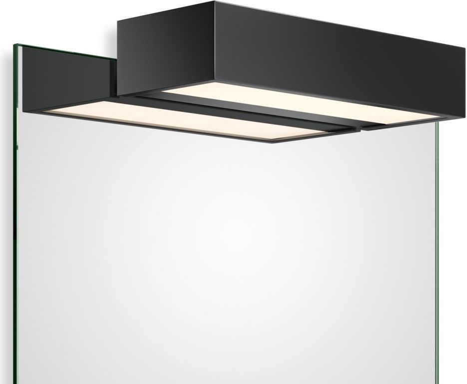 Lampa nad lustro Box Clip On LED 25 cm czarny mat