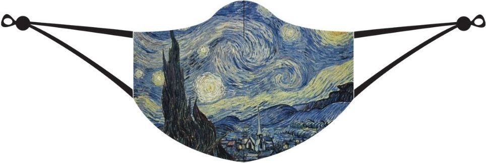 Maseczka ochronna LOQI Van Gogh The Starry Night