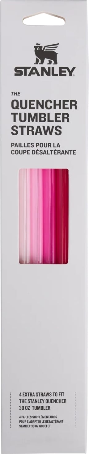Słomki do kubka termicznego Quencher H2.0 890 ml różowe 4 szt.
