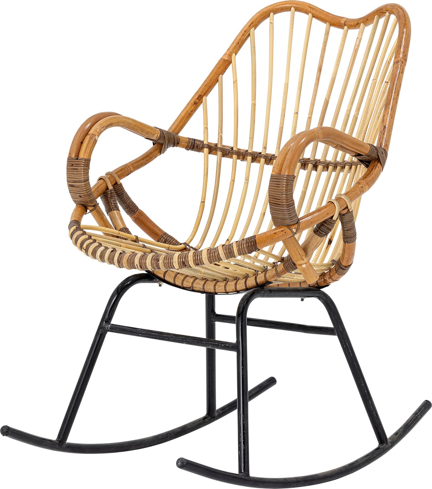 Fotel bujany Reine rattanowy