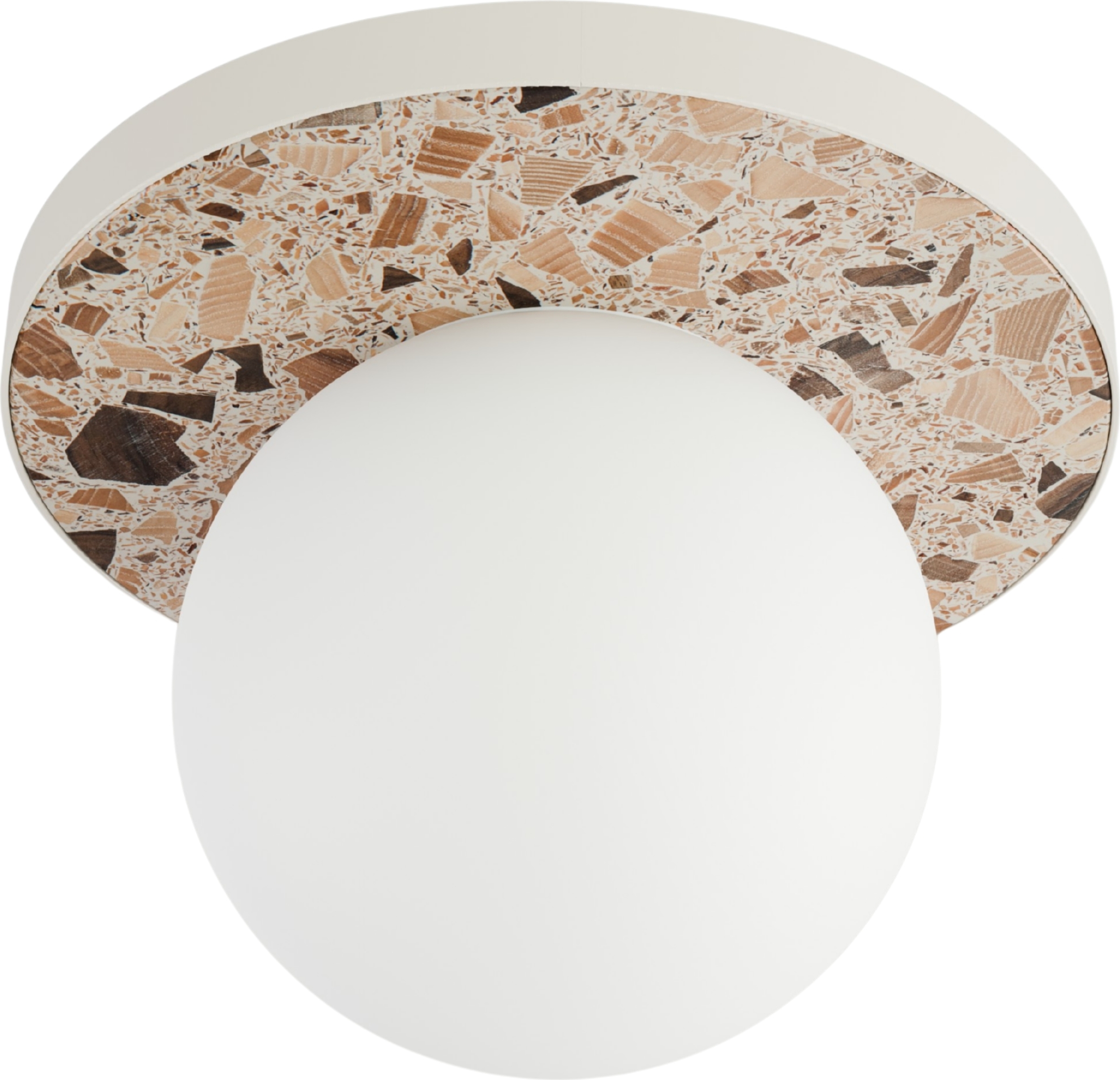 Plafon Legra okrągły kremowy