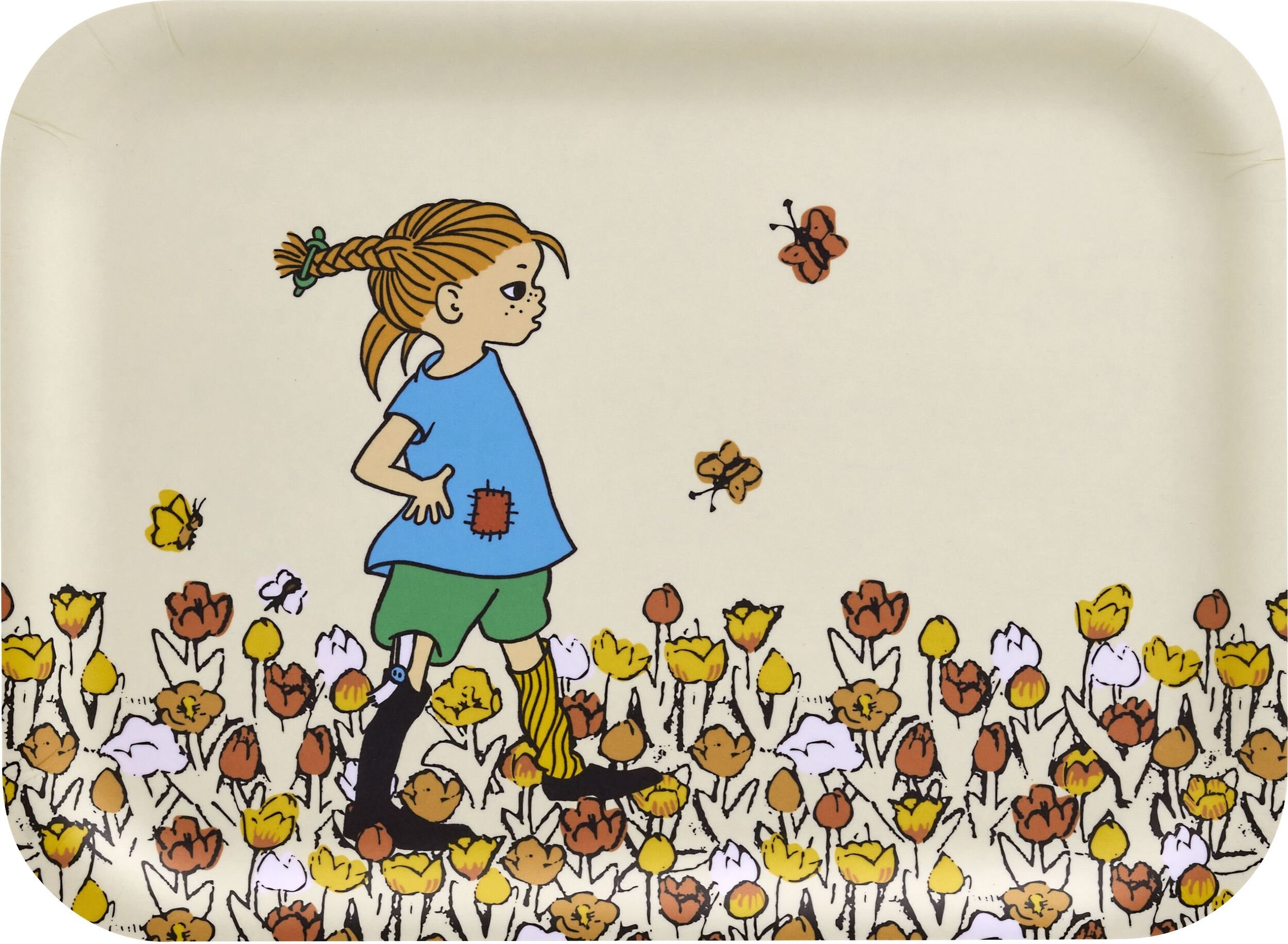 Taca do serwowania Muurla Pippi Pończoszanka Be More Pippi 20 x 27 cm