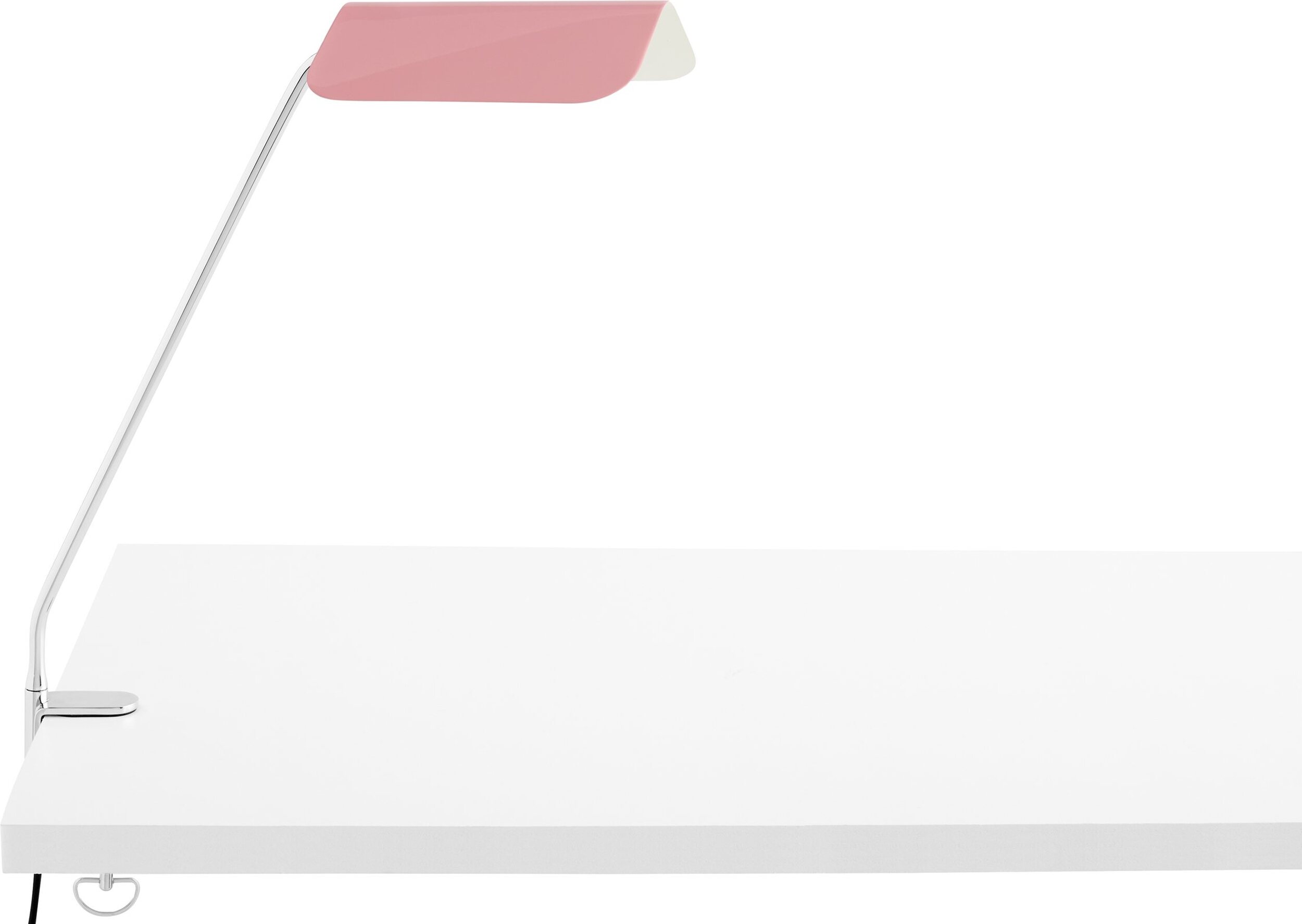 Lampa biurkowa Apex różowa z klipsem