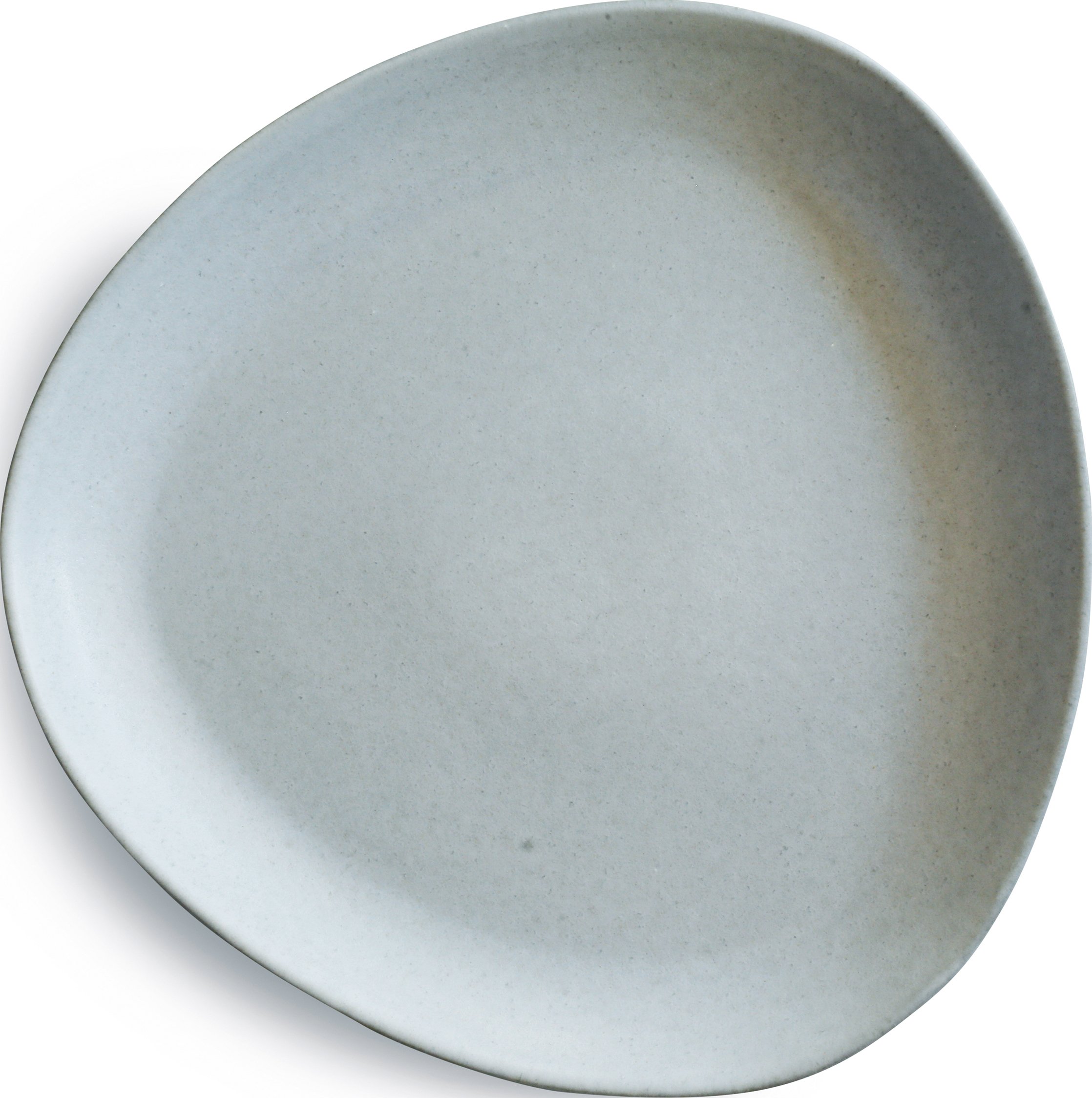 Talerze z kamionki Ro Collection No.35 jasnoszare 2 szt.