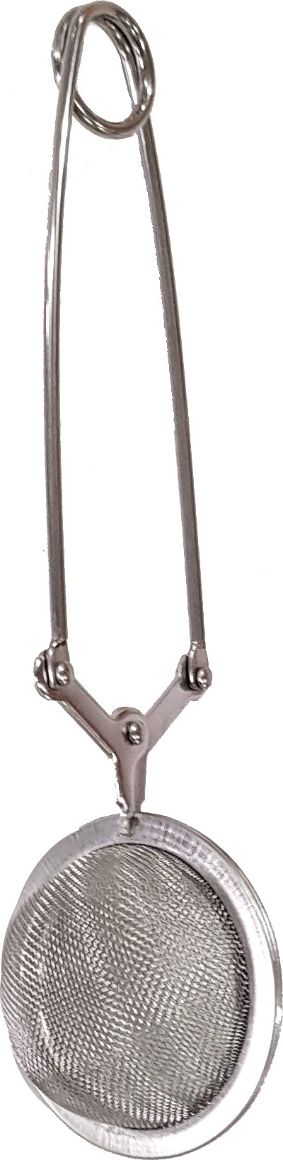 Zaparzaczka do herbaty Kusmi okrągła srebrna