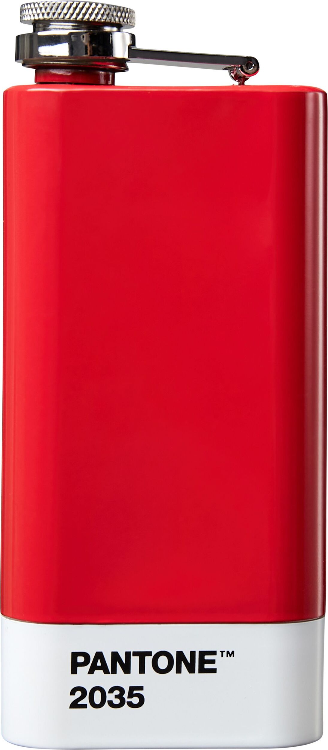 Piersiówka Pantone czerwona