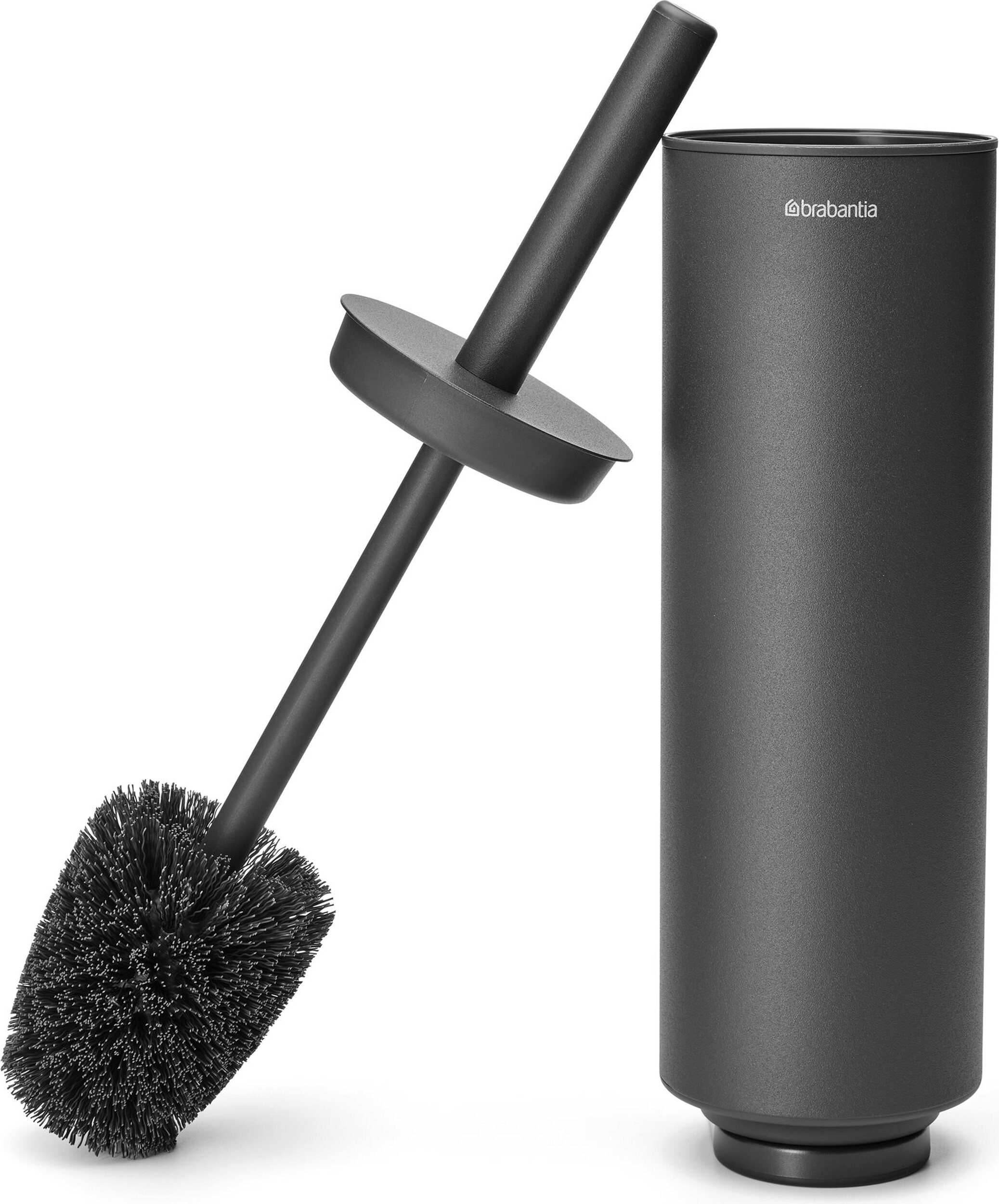 Szczotka do WC MindSet ciemnoszara prosta