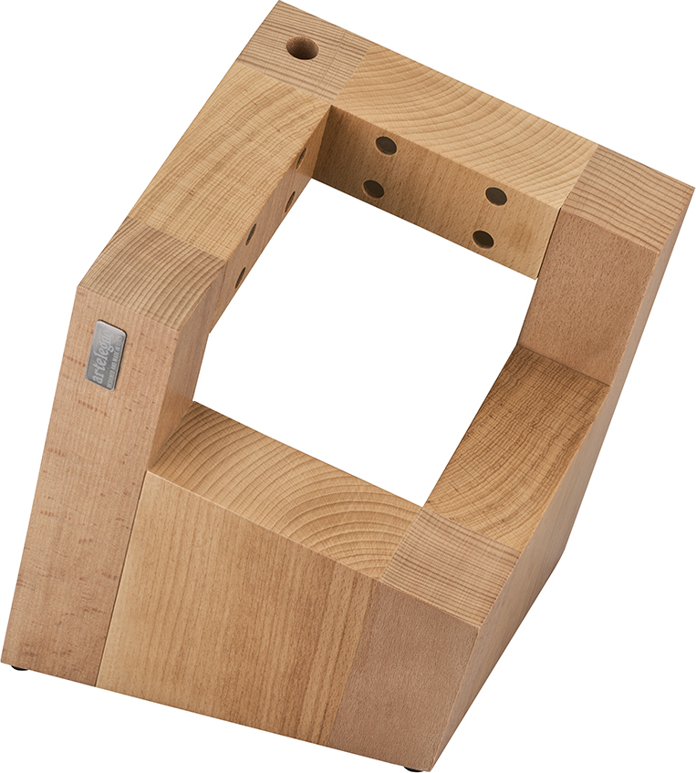 Stojak na noże Pisa kwadratowy magnetyczny