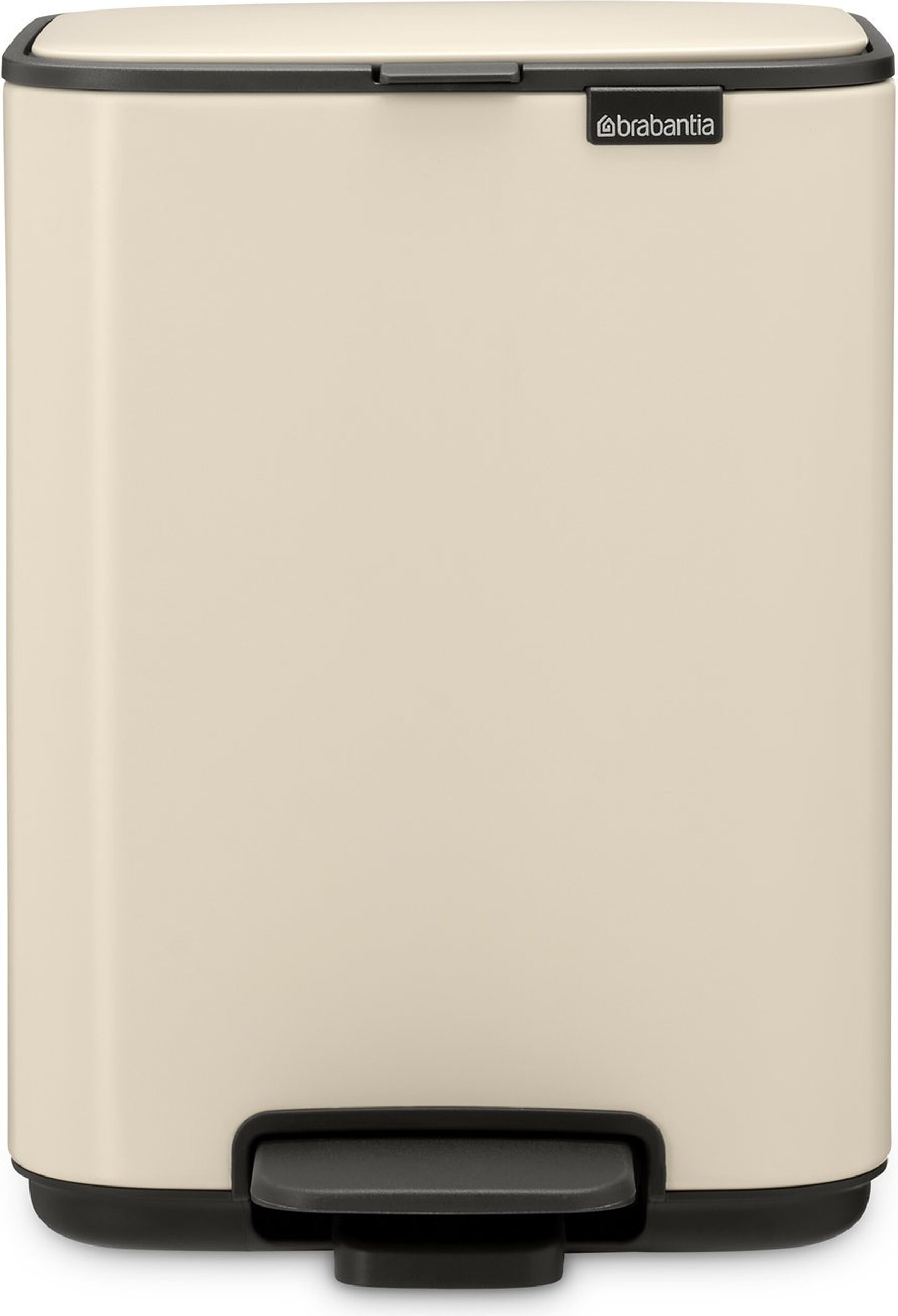 Kosz na śmieci pedałowy Bo 4 l beżowy