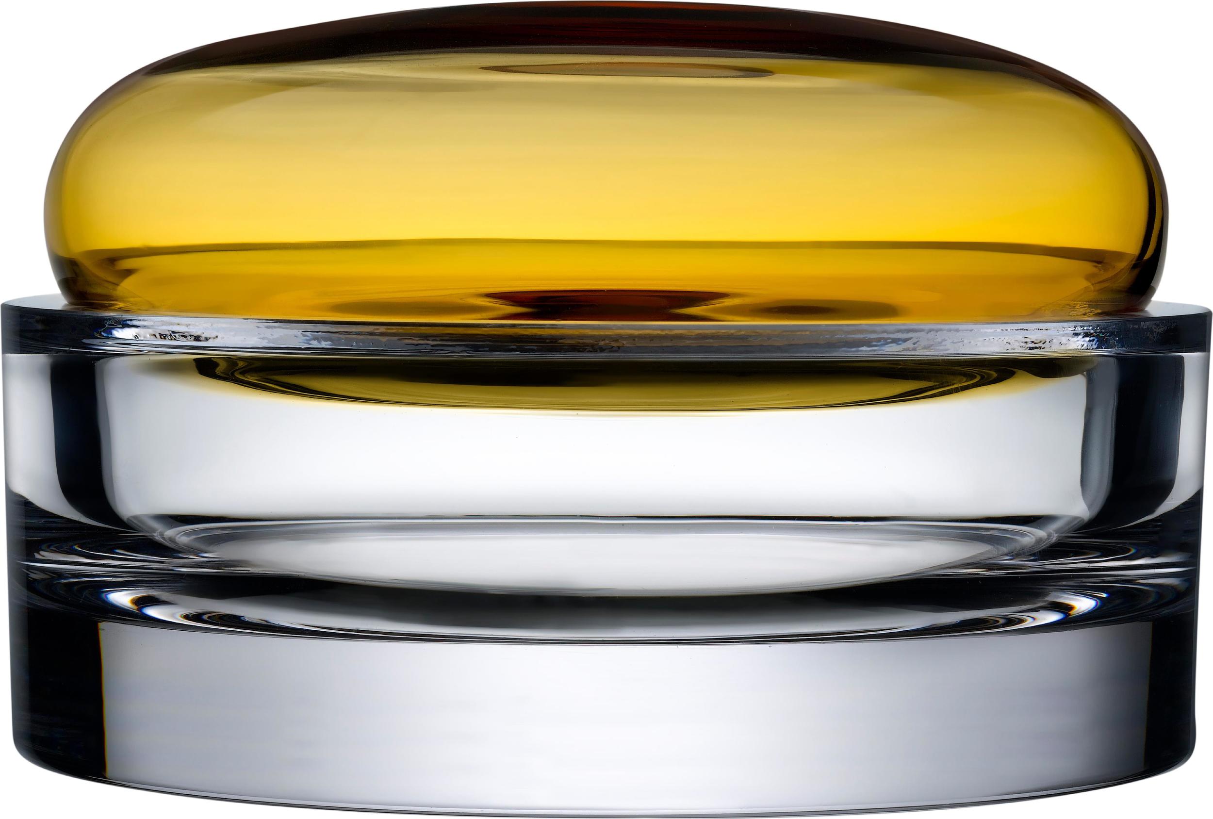 Pojemnik do przechowywania Ecrin M bursztynowy z przykrywką