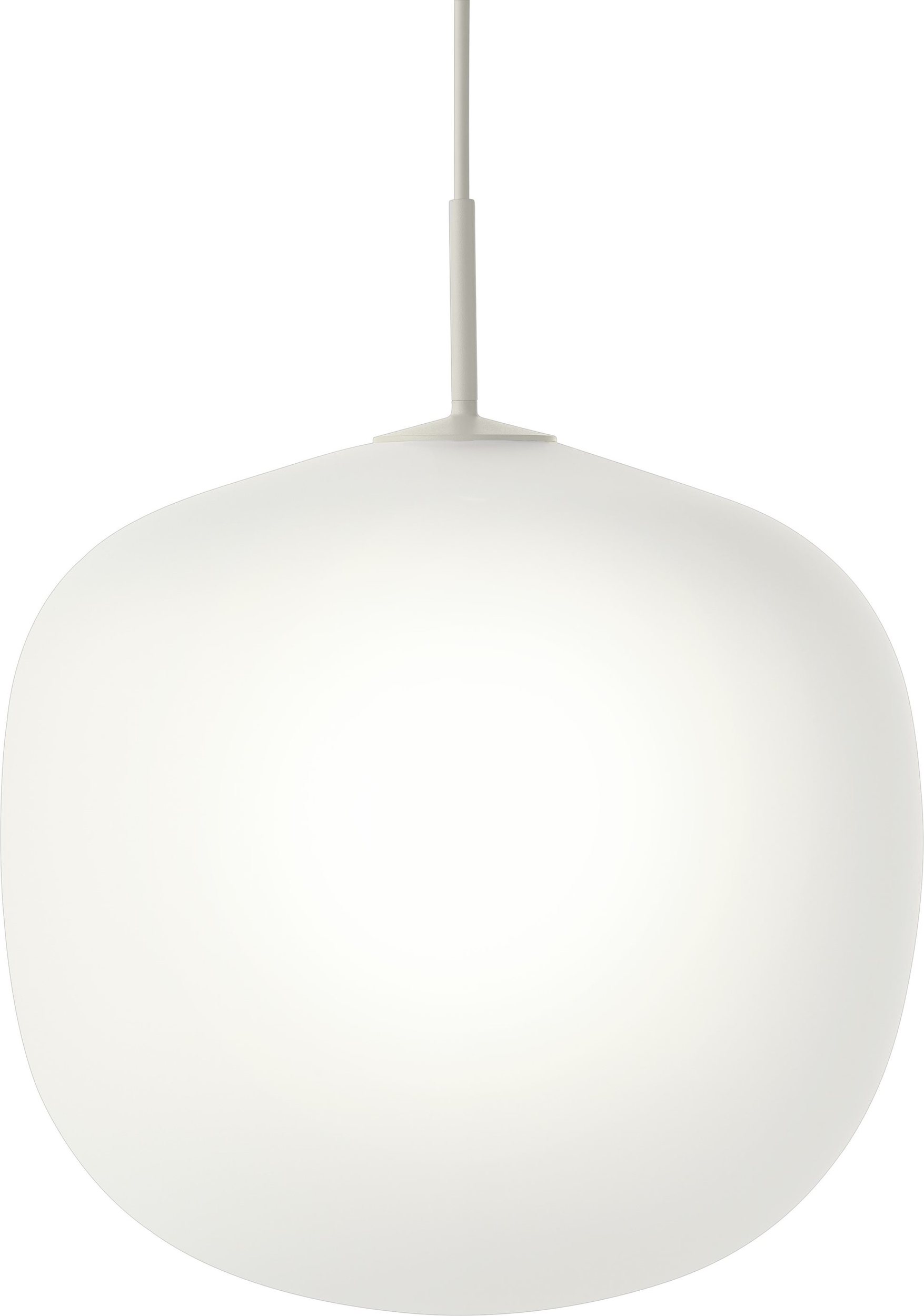 Lampa wisząca Rime 45 cm szara