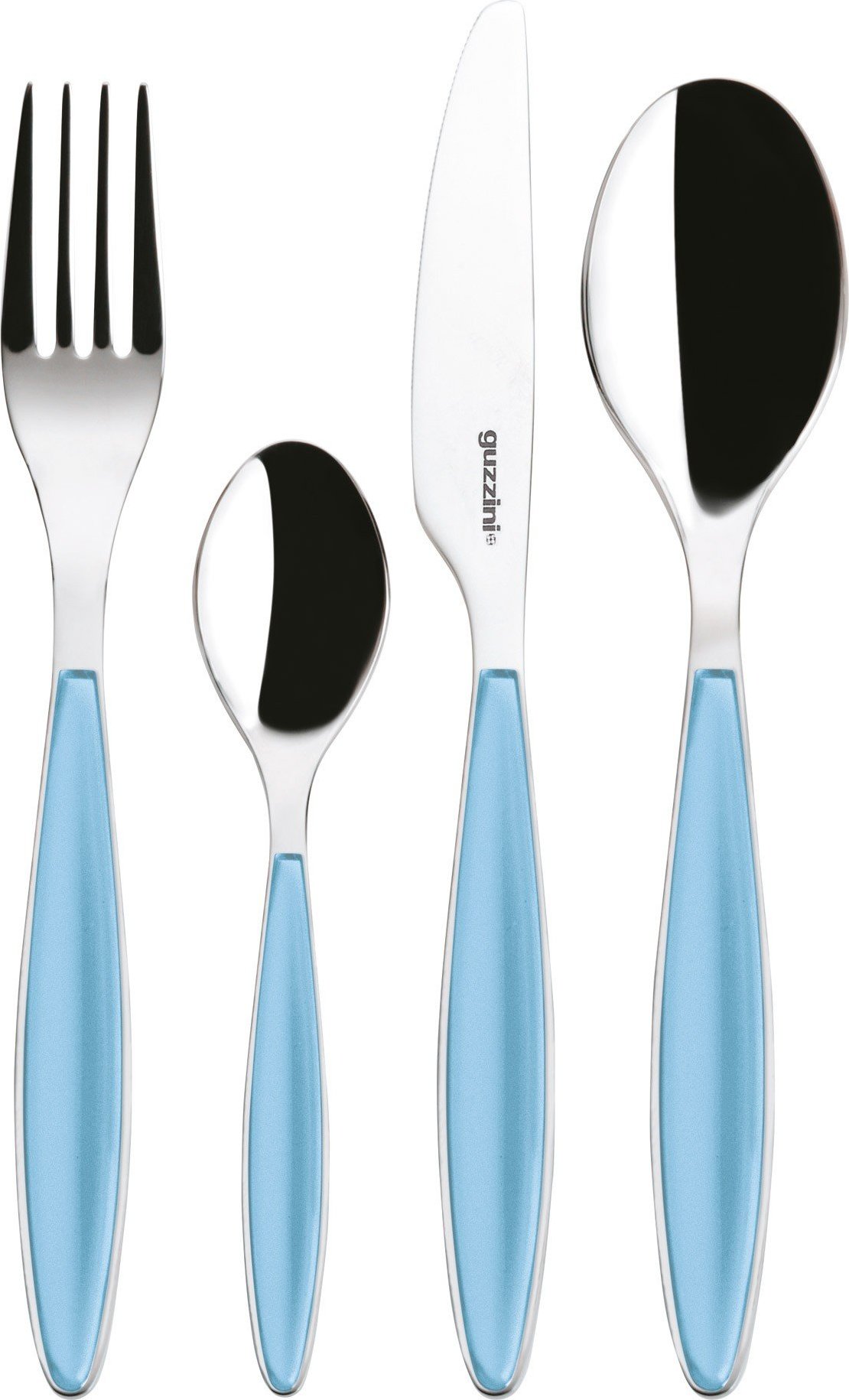 Komplet sztućców Feeling 24 el. jasnoniebieskie
