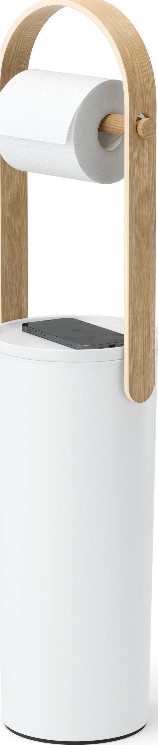 Stojak na papier toaletowy Bellwood biały