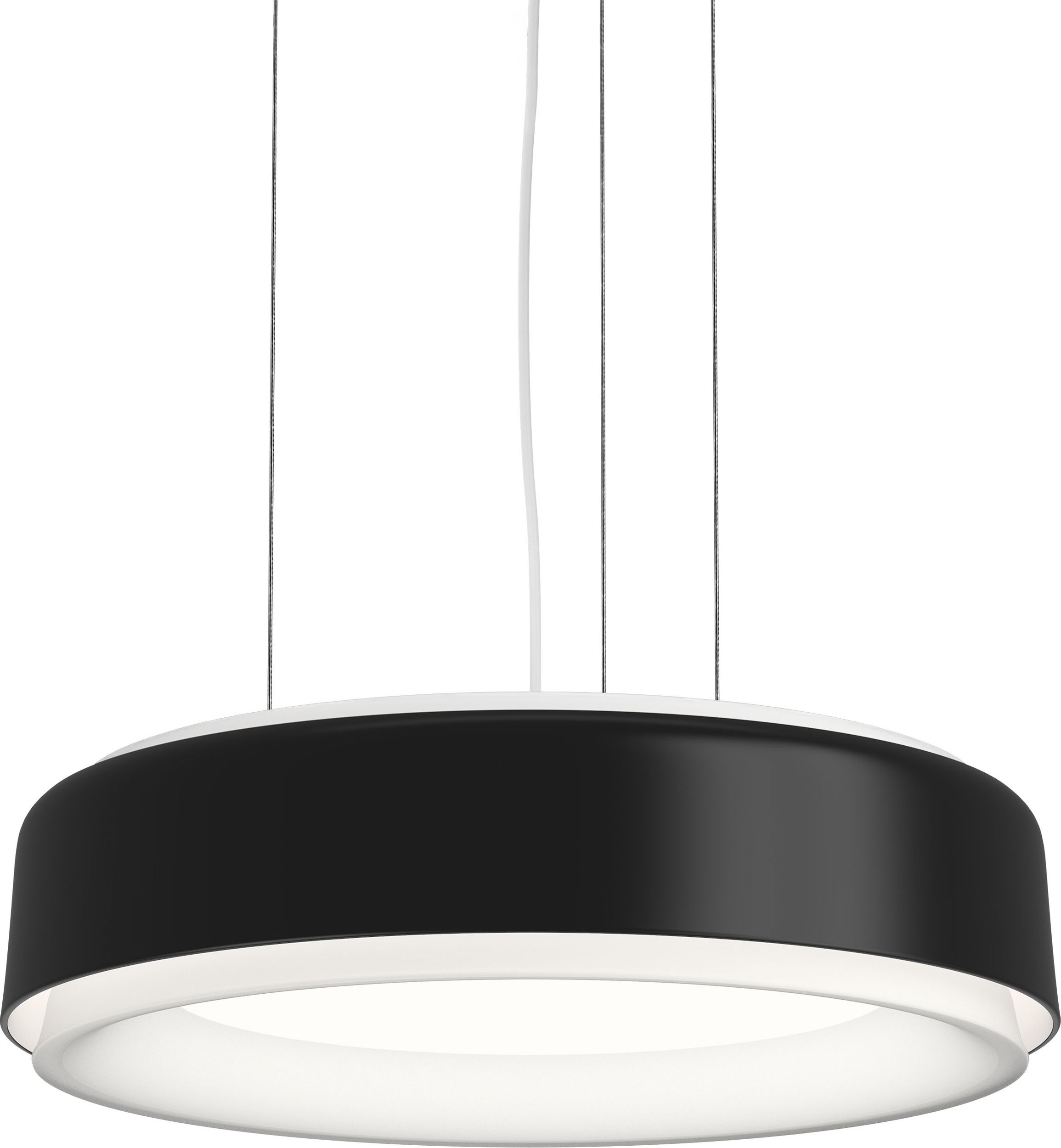 Lampa wisząca LP Grand Suspended LED 3000K 32 cm czarna sterowanie oświetleniem Dali