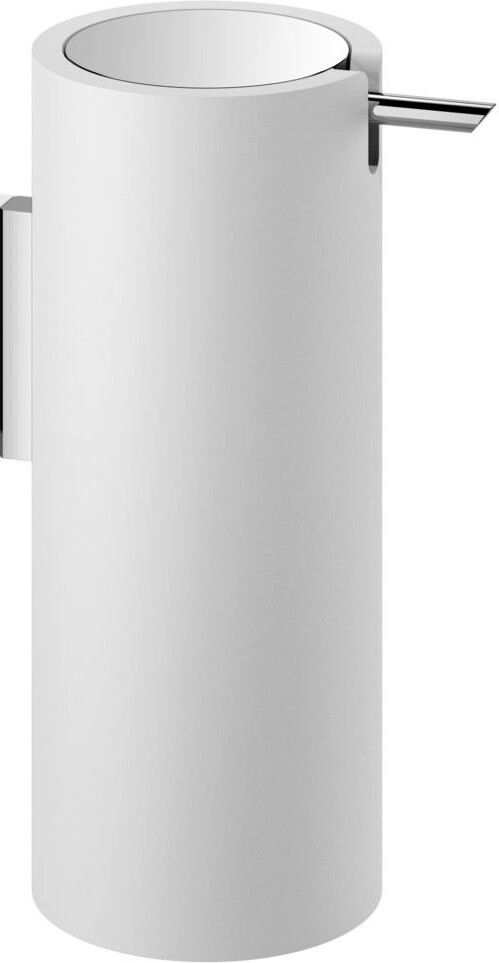 Dozownik do mydła Stone chrom-biały ścienny