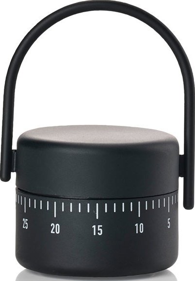 Minutnik Singles czarny