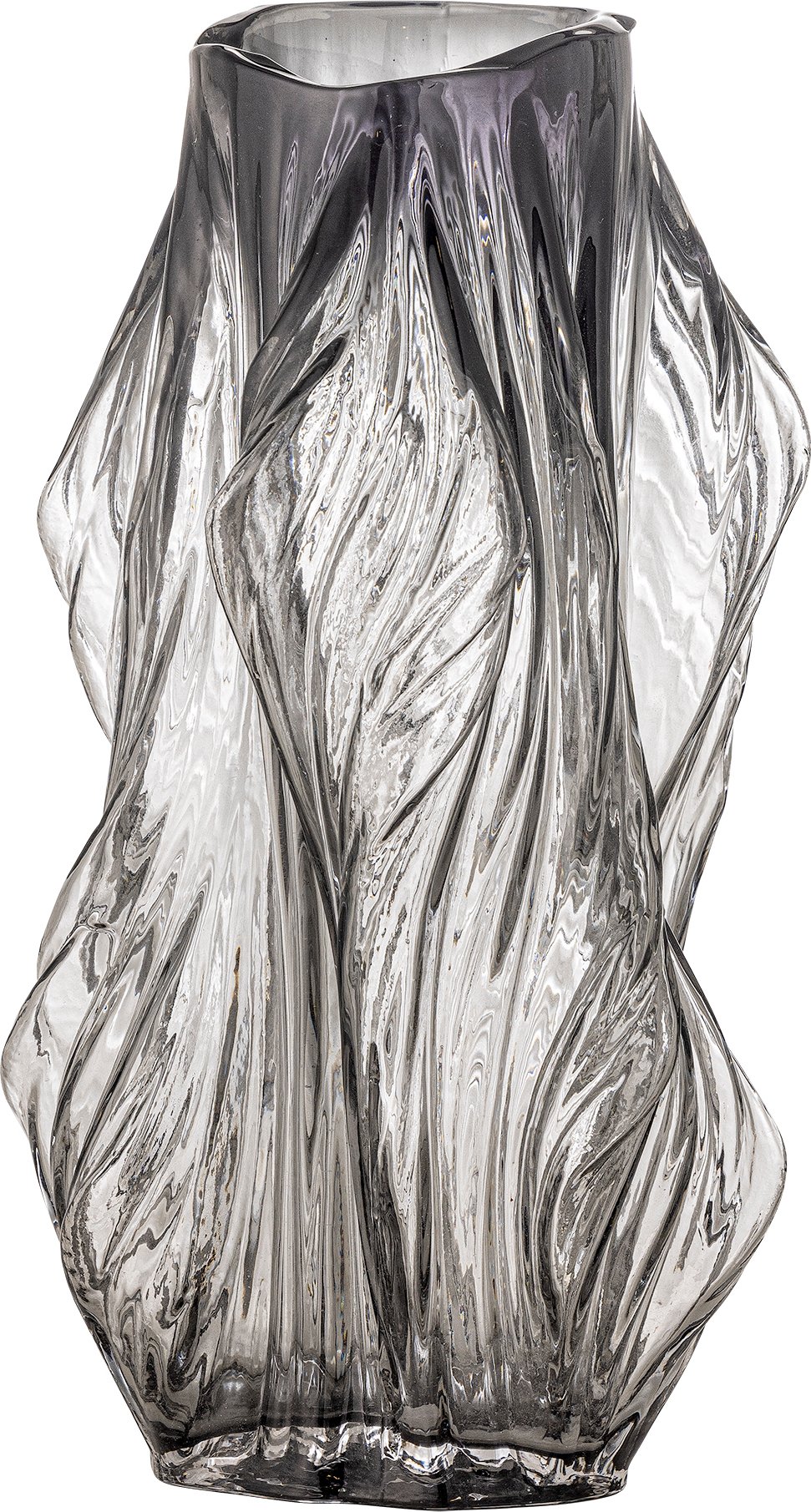 Wazon Tulla 32 cm szary