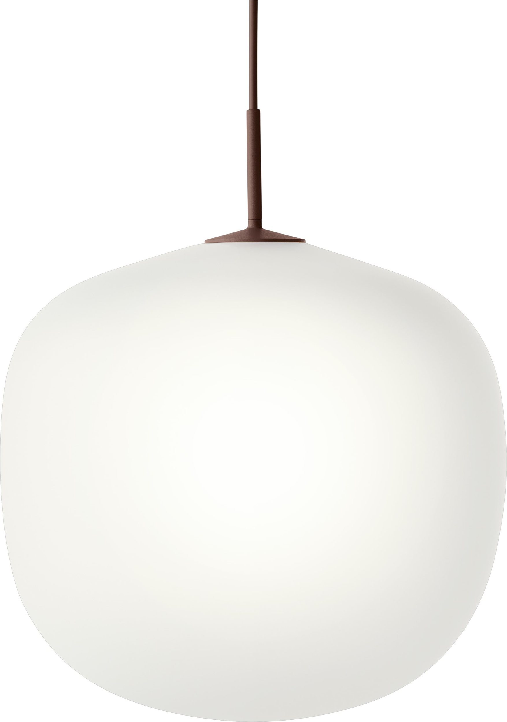 Lampa wisząca Rime 45 cm bordowa