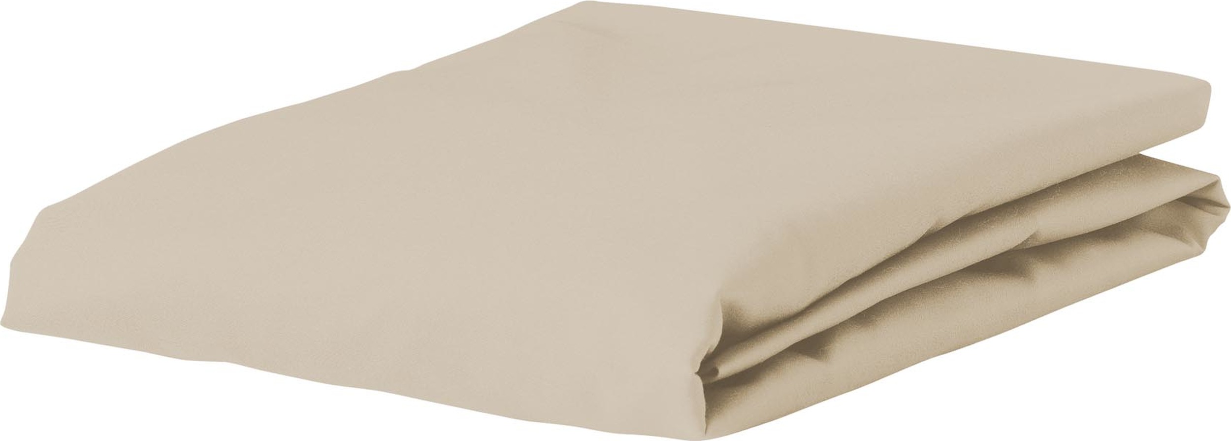 Prześcieradło z gumką Premium Percale 90 x 220 cm szarobeżowe