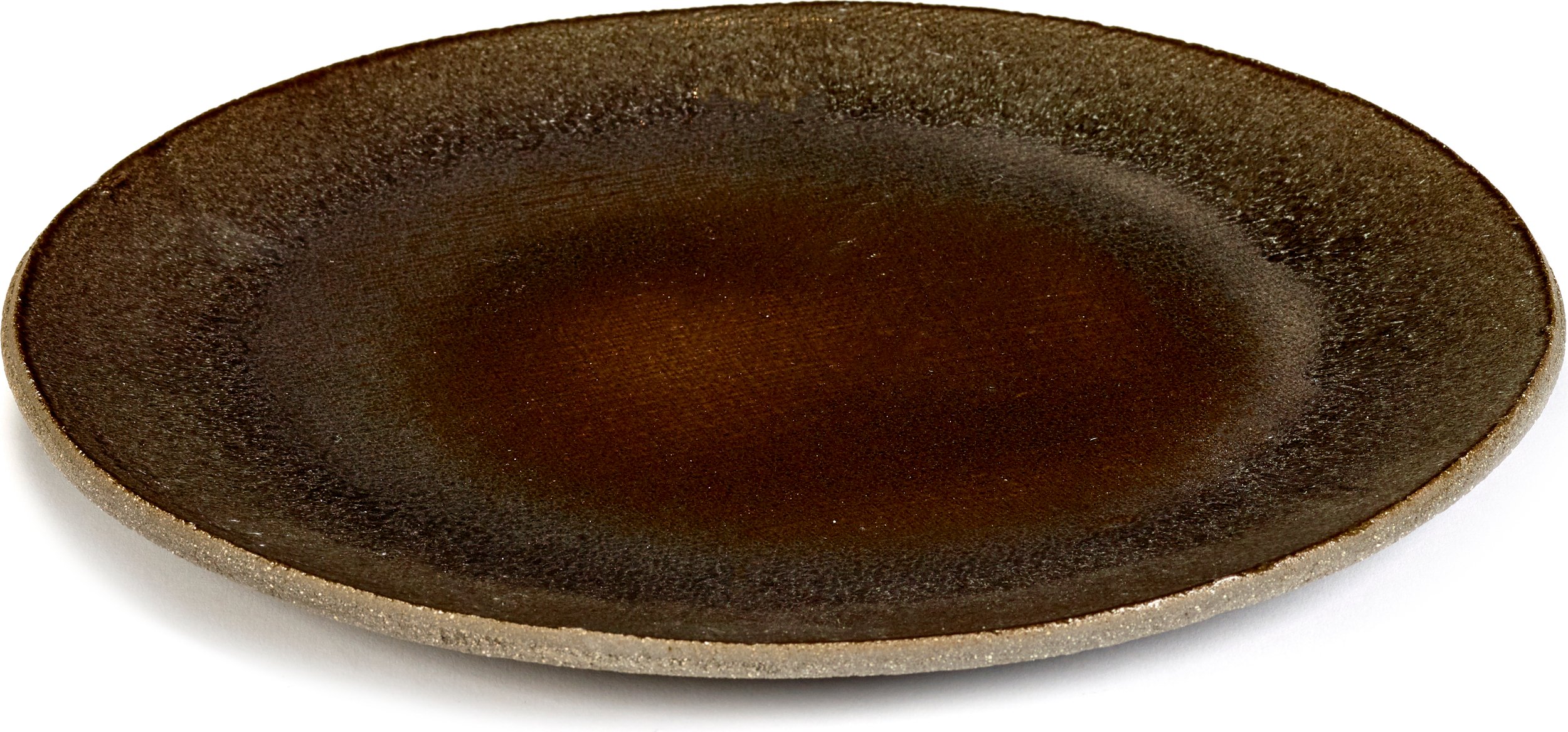 Talerz obiadowy FCK 28 cm brązowy