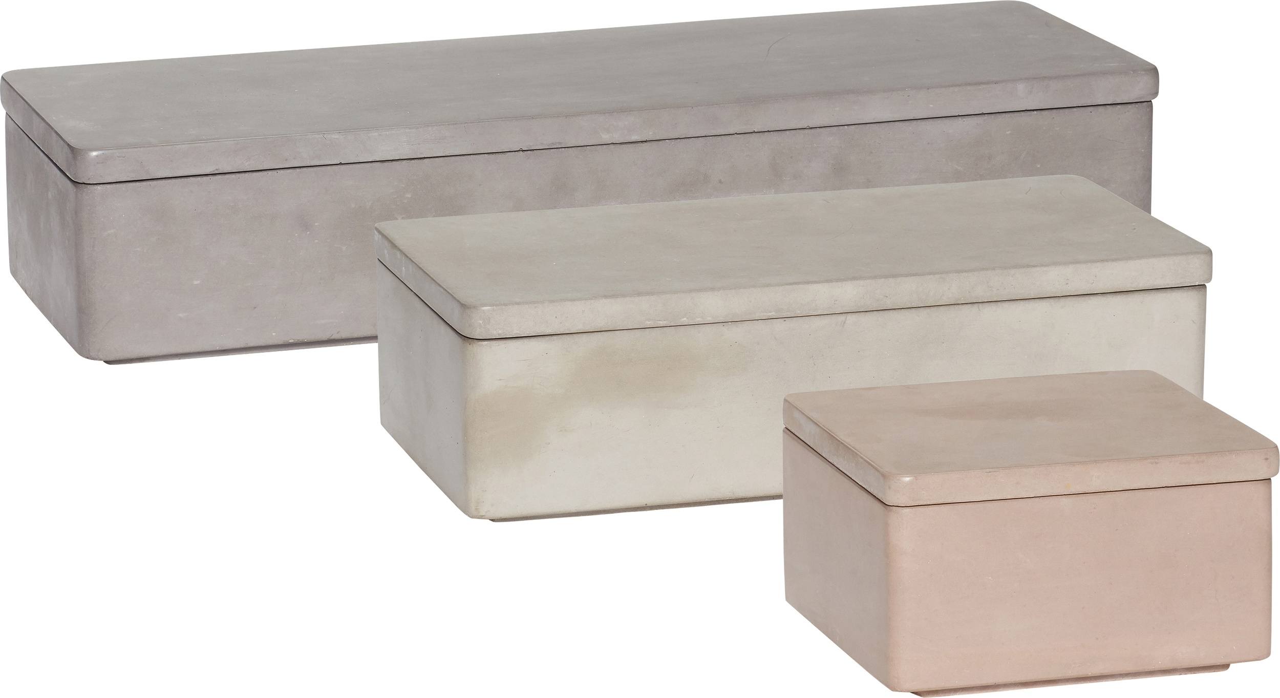 Pudełko Hübsch 530601 3 szt.