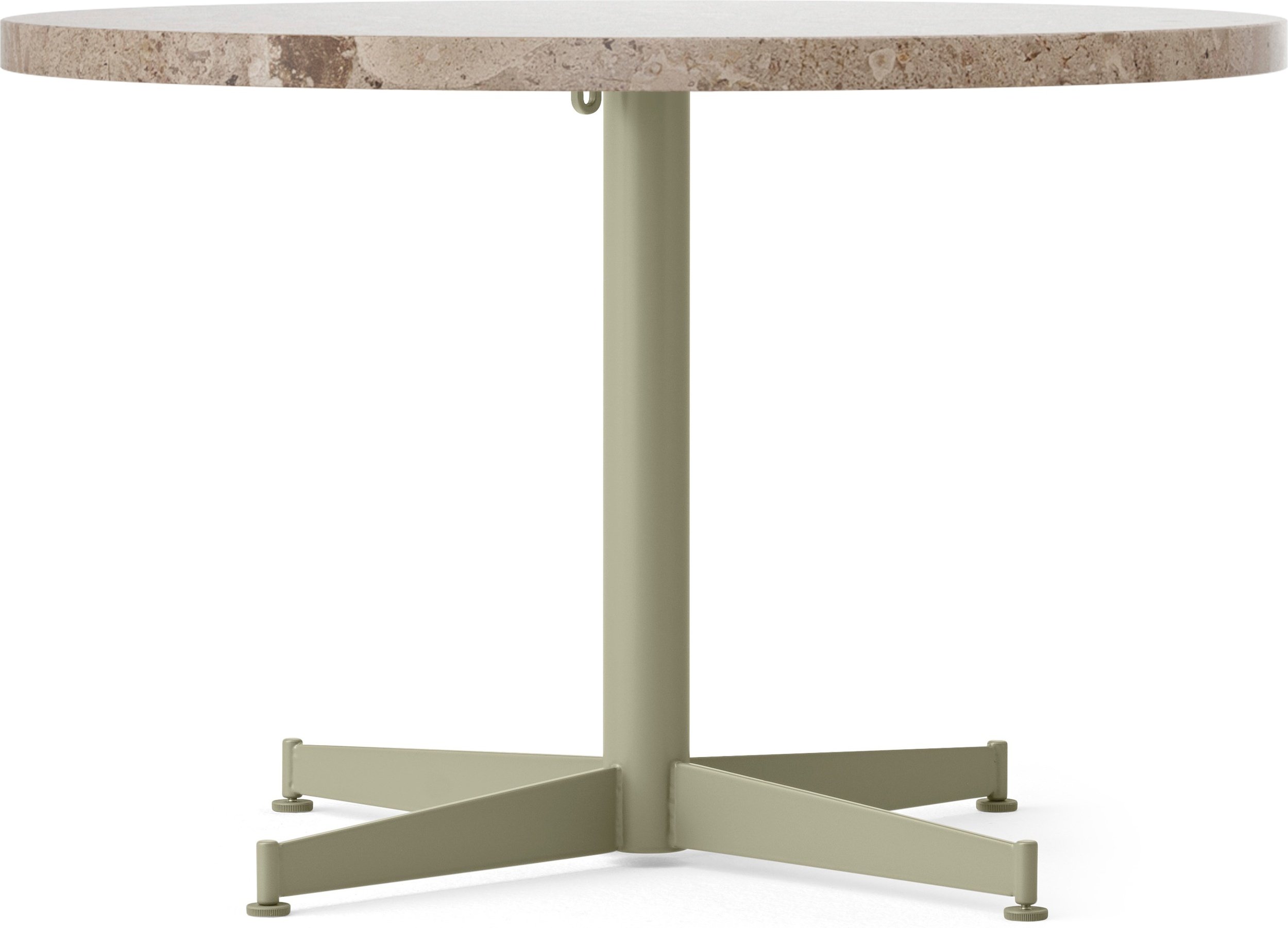 Stolik kawowy z oliwkową podstawą Nook Star Base Kunis Breccia 80 cm