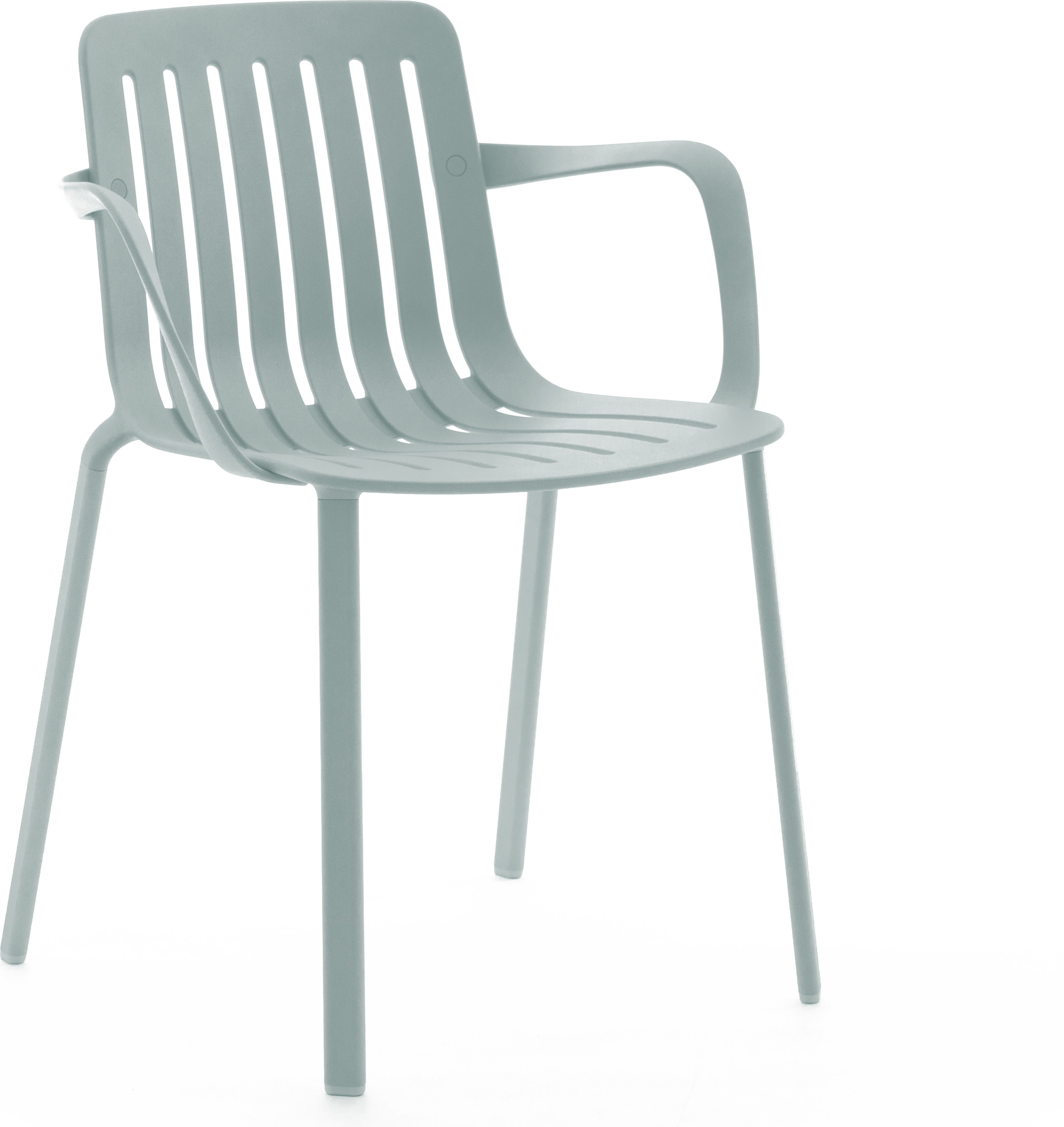 Krzesło Plato jasnoniebieskie z podłokietnikami