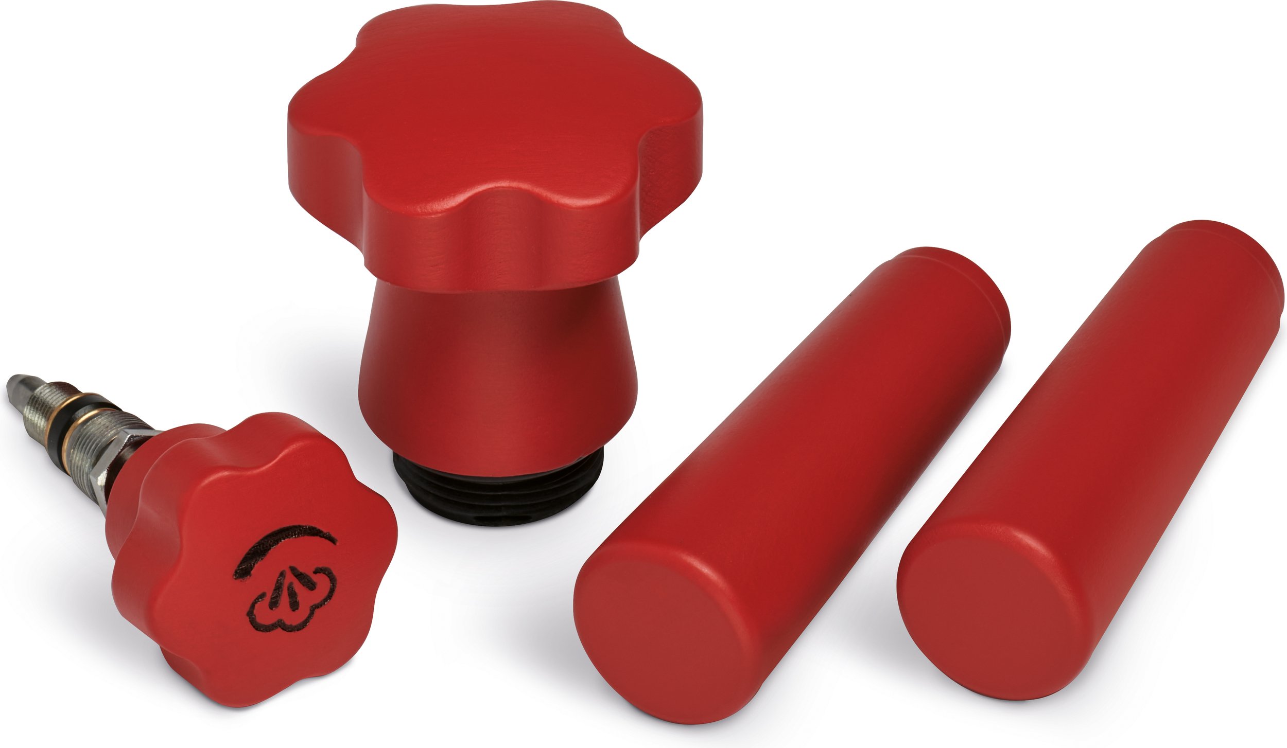 Uchwyty do ekspresów dźwigniowych do kawy La Pavoni czerwone