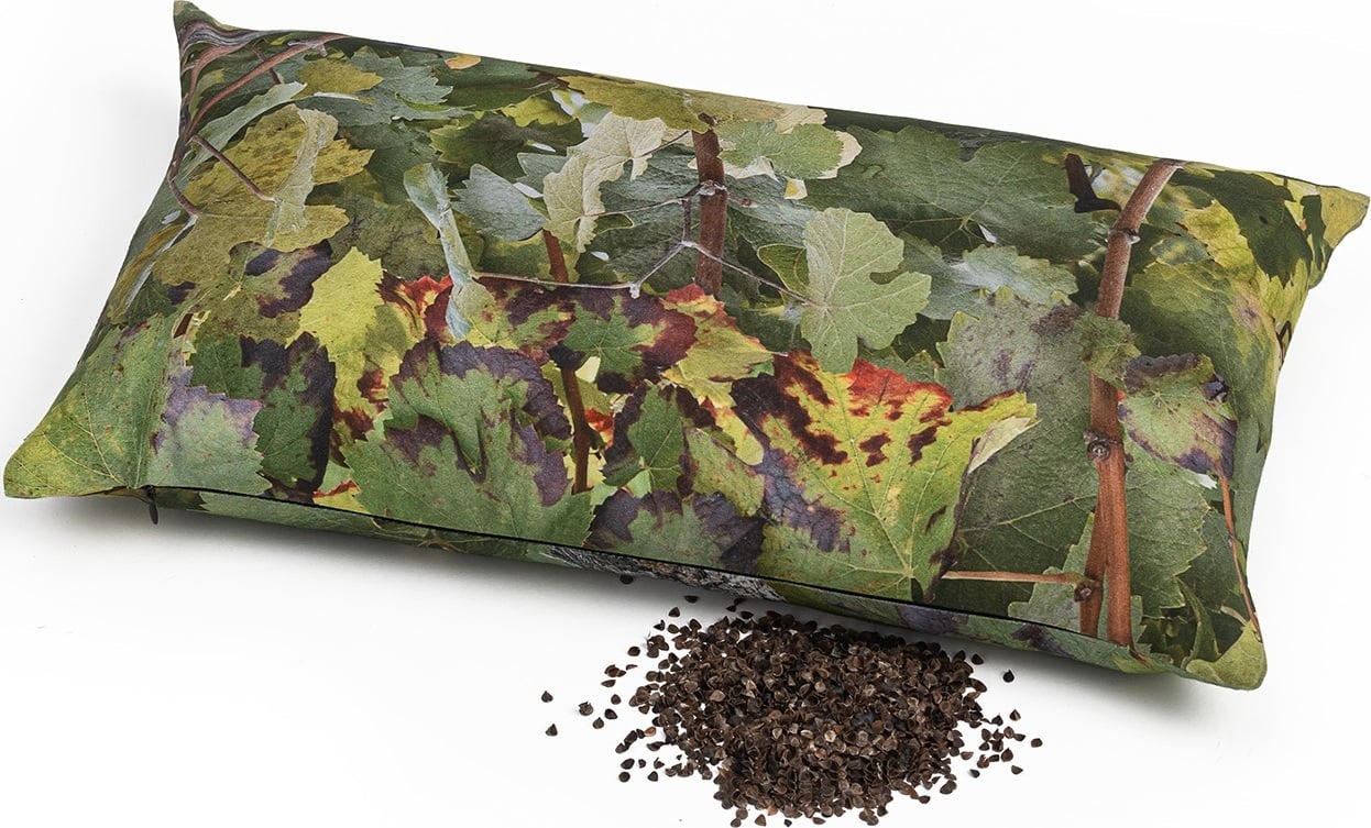 Poduszka Hayka winnica 50 x 30 cm z wypełnieniem z łusek gryki