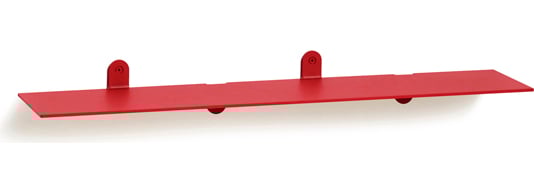 Półka ścienna N°1 74 cm czerwona