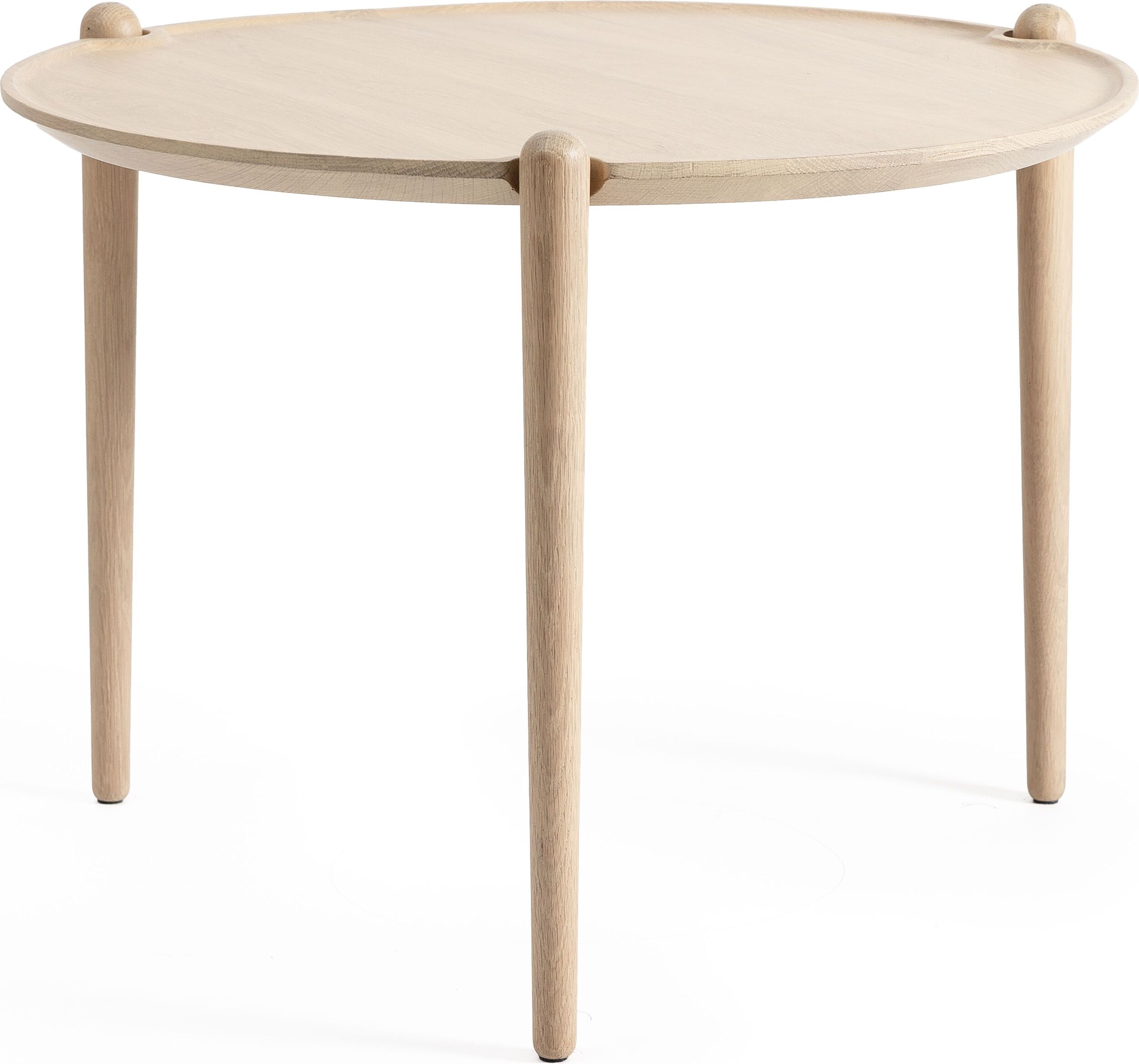 Stolik kawowy Aria okrągły 46 cm jasny dąb