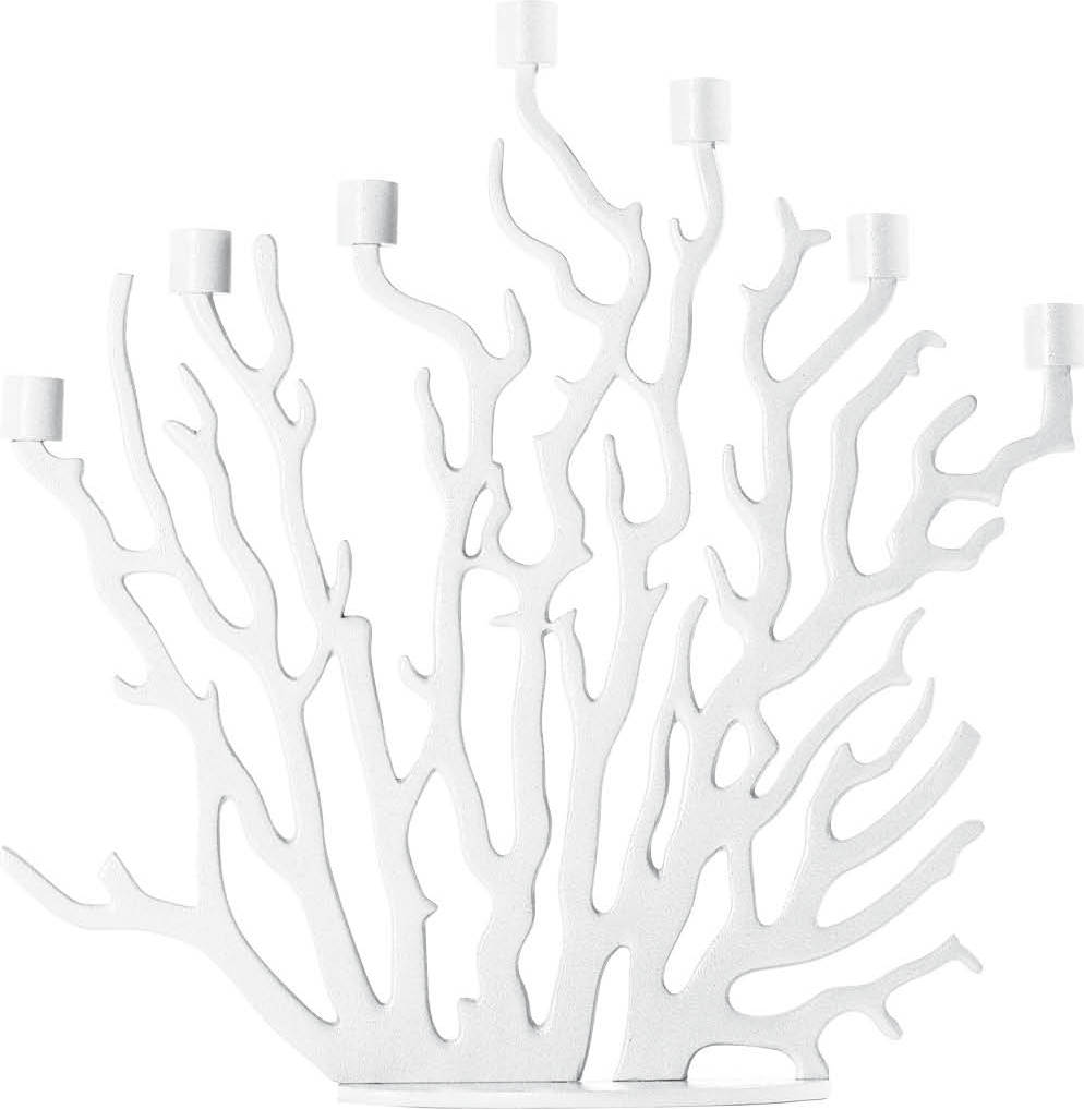 Świecznik Tenochtitlan biały