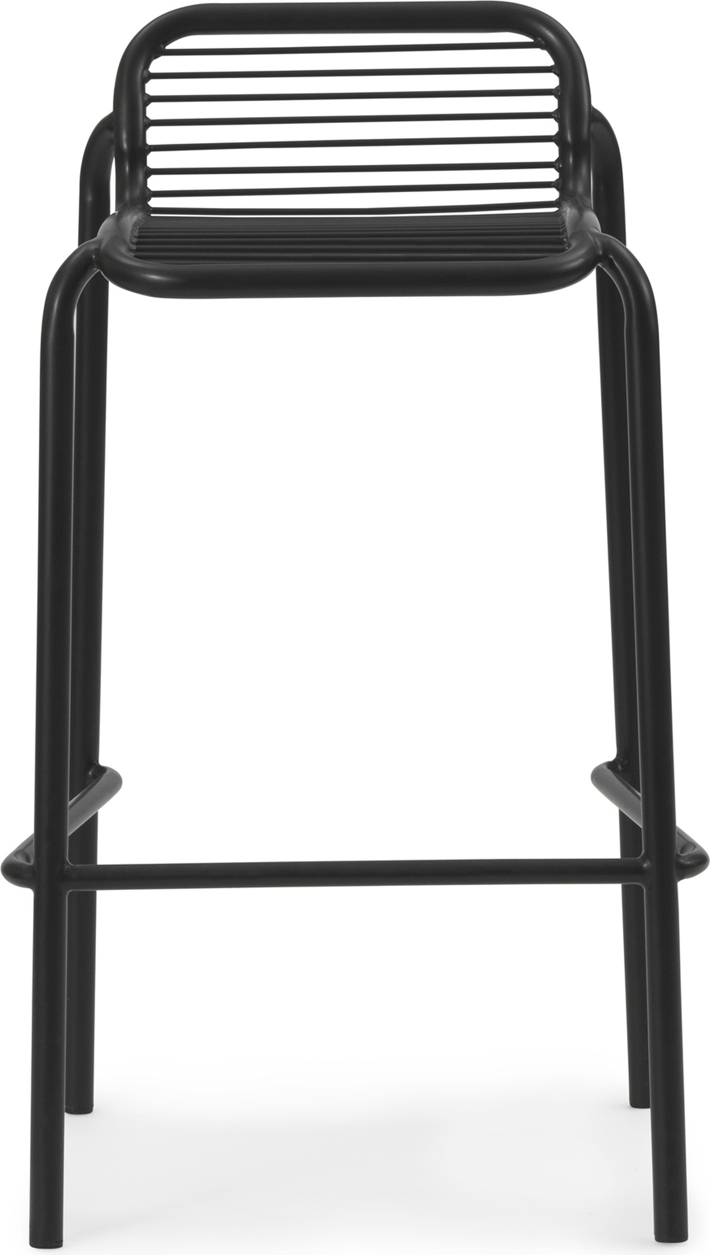 Krzesło barowe Vig 75 cm czarne