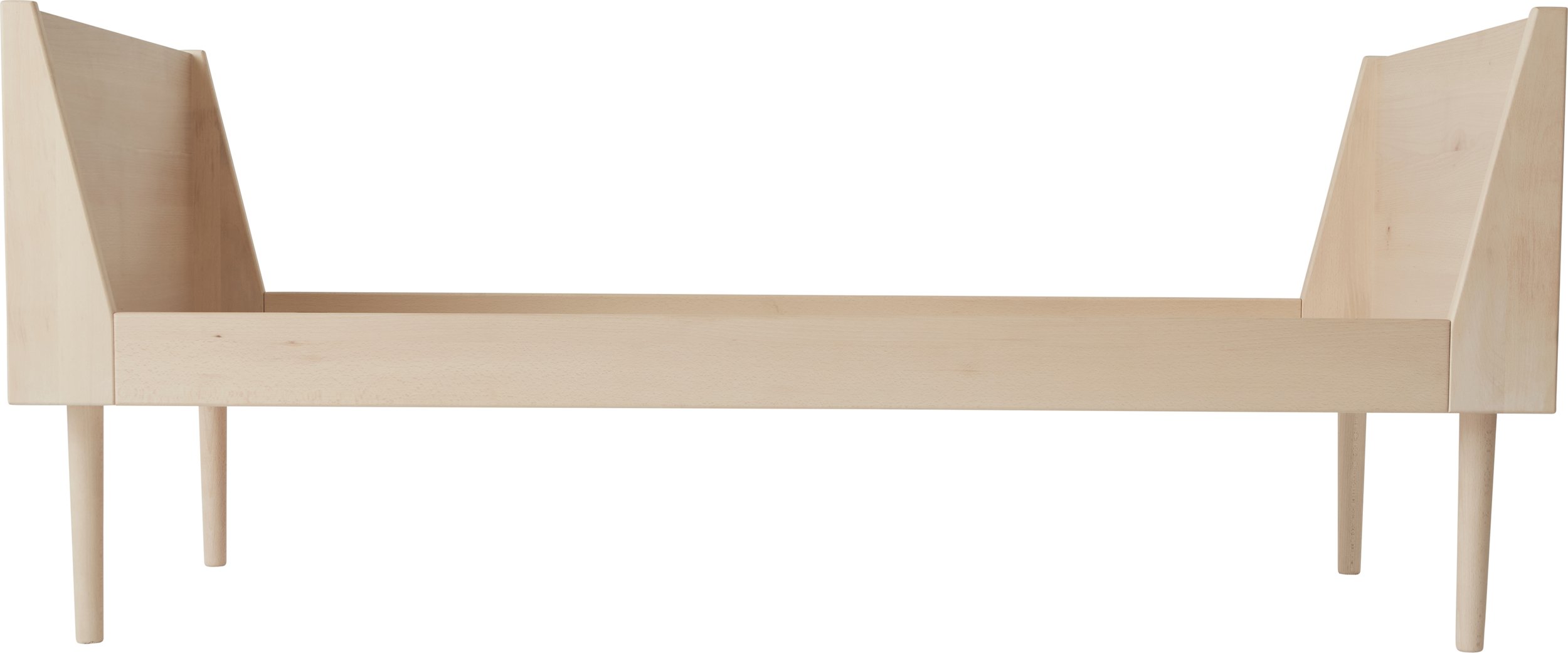 Rama łóżka dziecięcego Hevali 165 cm naturalny buk