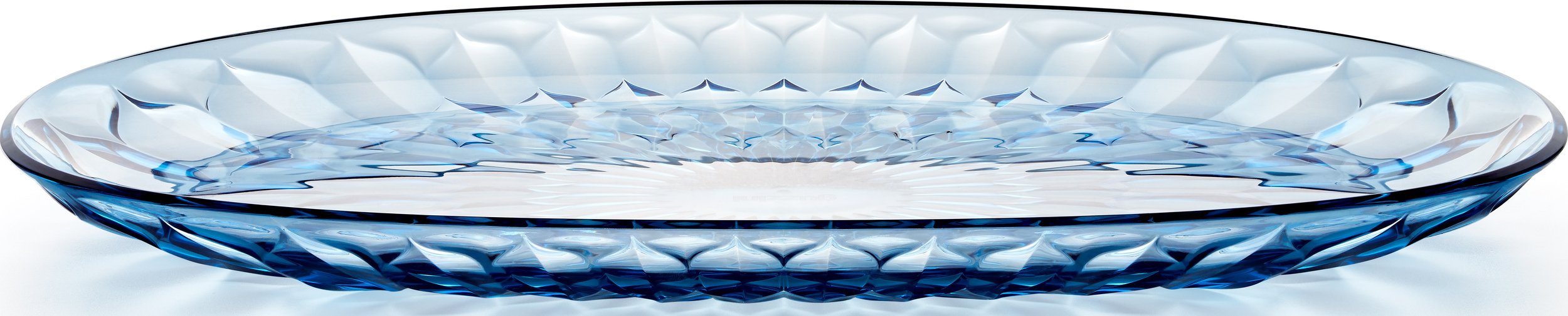 Taca do serwowania Vanity owalna 45 cm niebieska