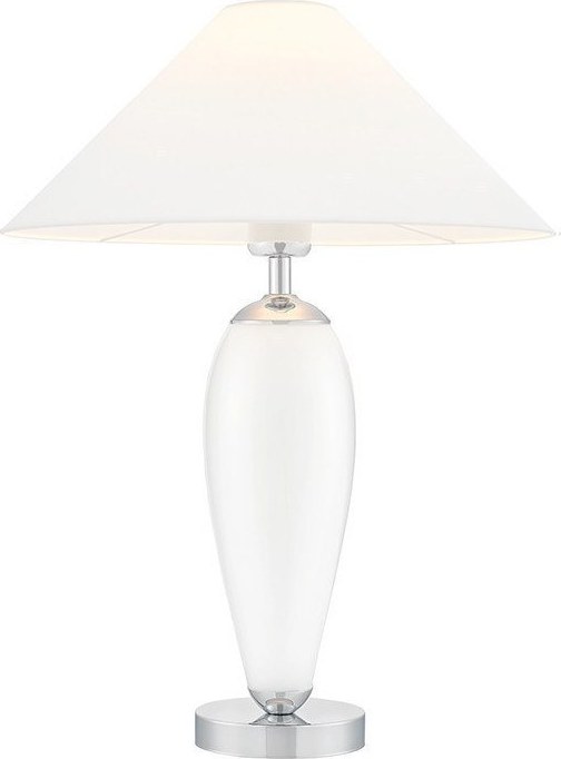 Lampa stojąca Rea nietransparentna podstawa biała