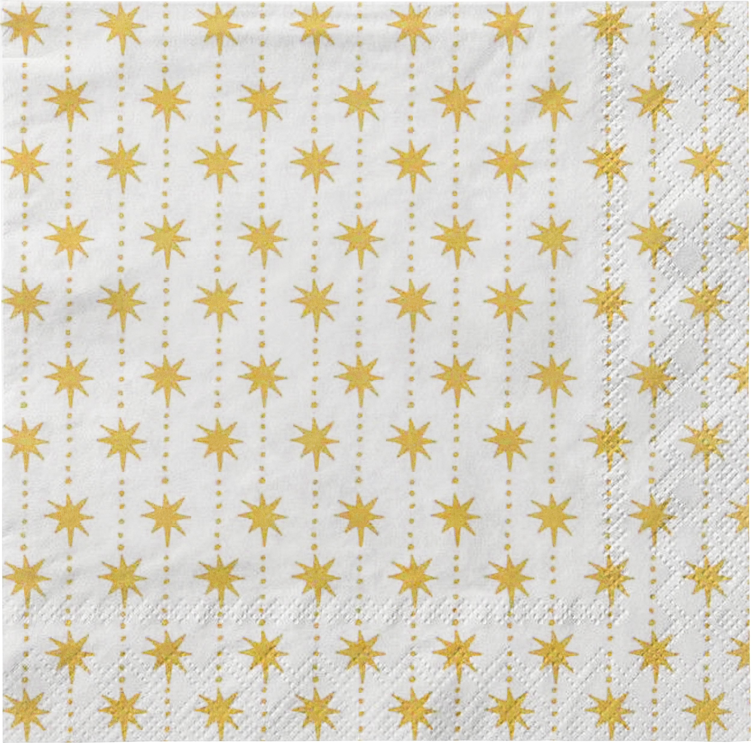 Serwetki papierowe Star złote 40 szt.
