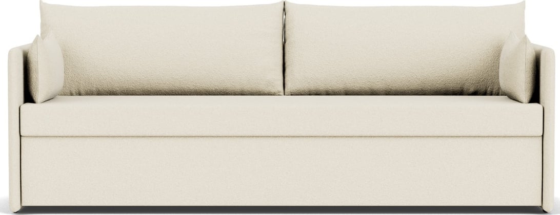 Sofa trzyosobowa Offset biała rozkładana