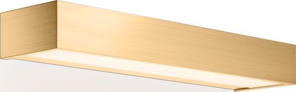 Lampa ścienna Box LED 2700K 40 cm złoty mat
