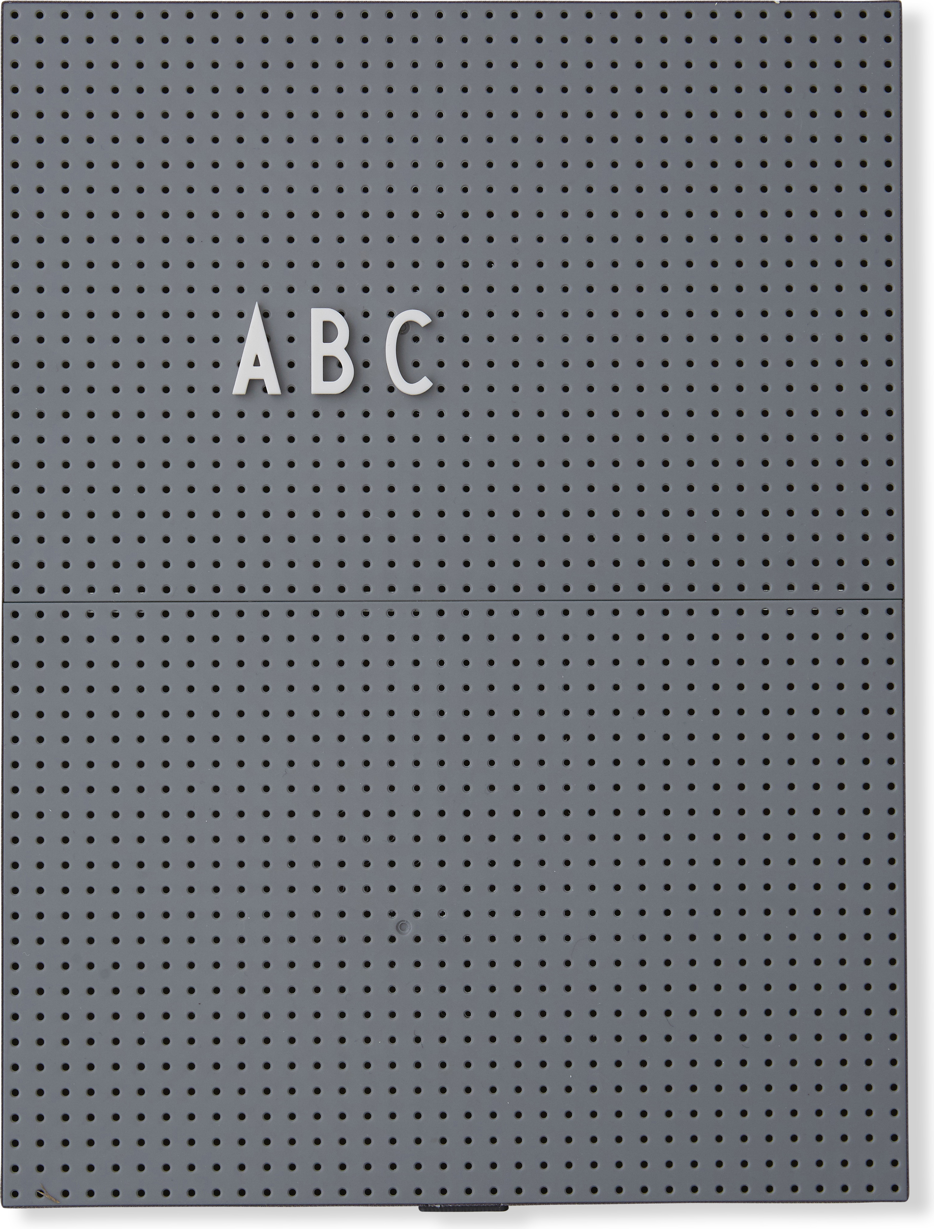 Tablica Design Letters A4 ciemnoszara