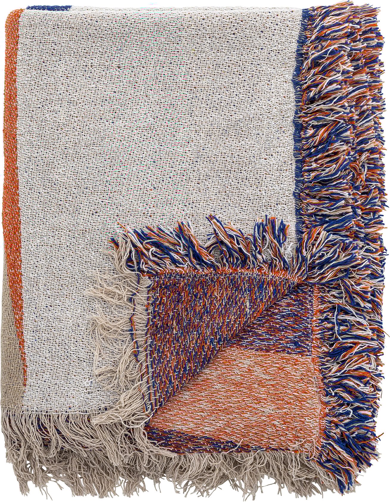 Narzuta Clarita 160 x 130 cm wielokolorowa z recyklingu