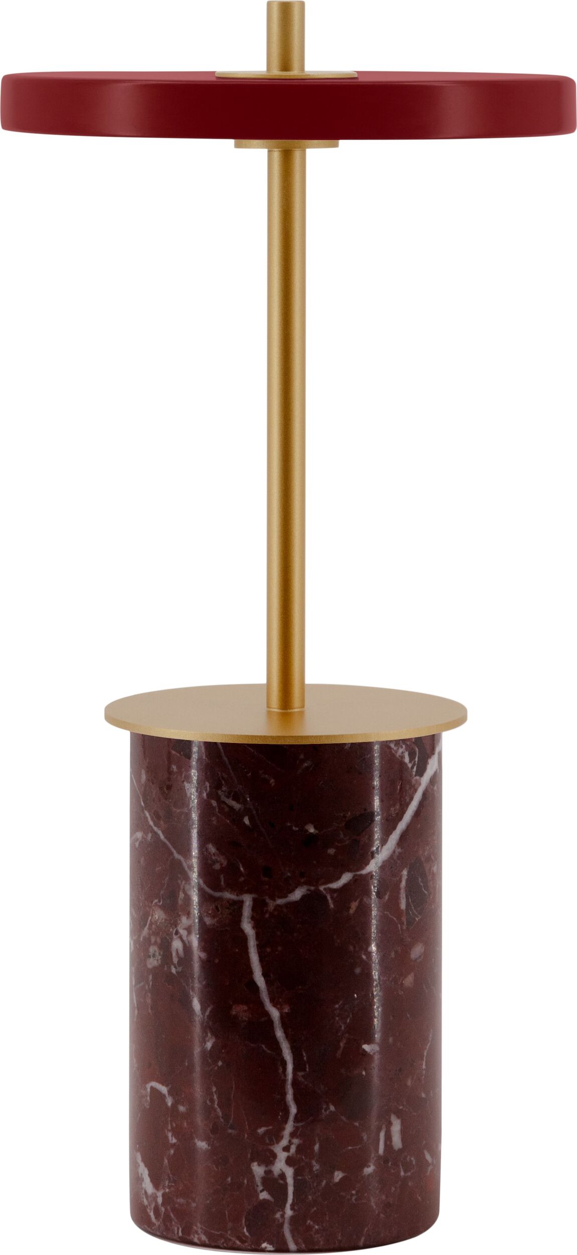 Lampa stołowa bezprzewodowa Asteria Move Mini czerwona