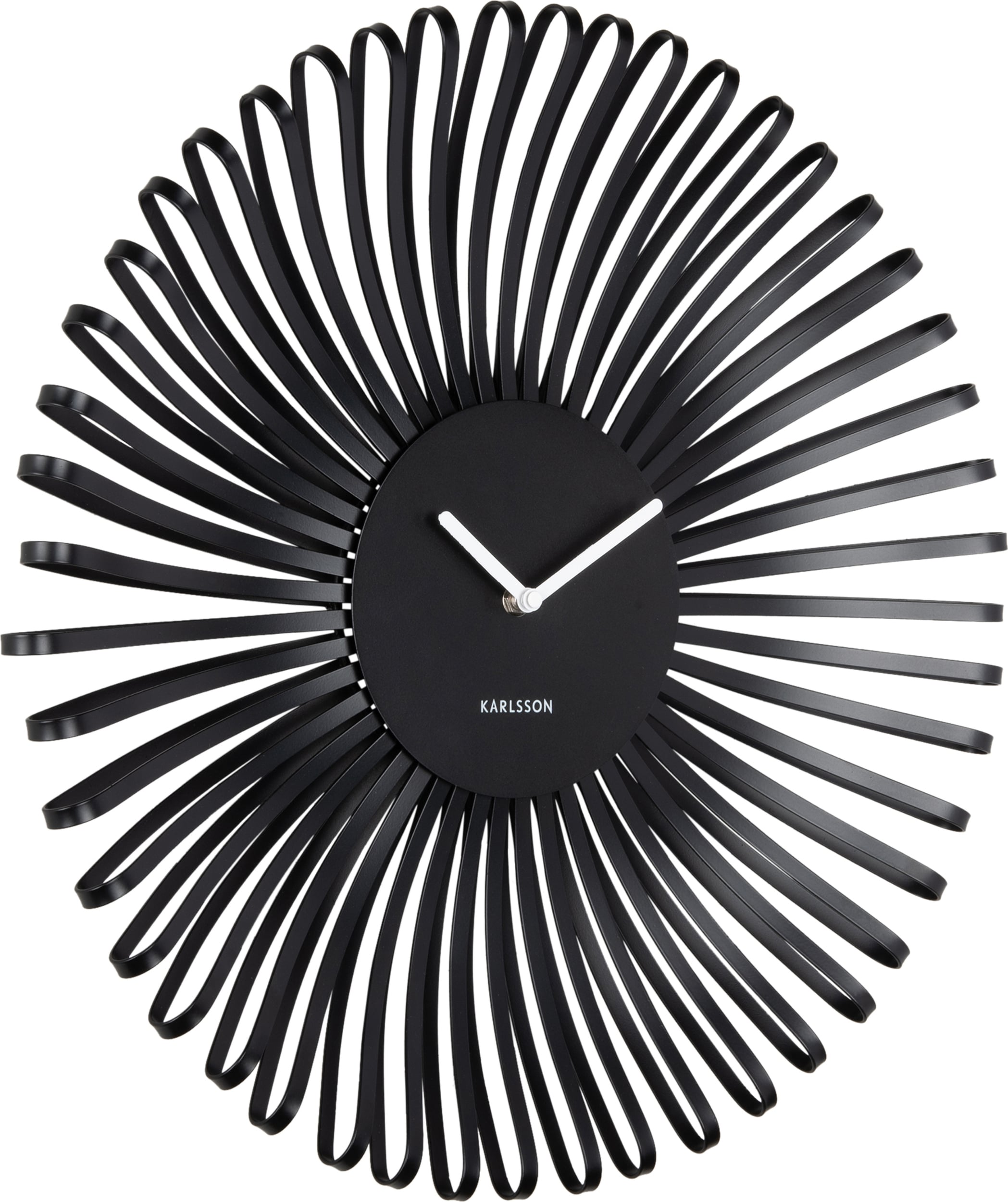 Zegar ścienny Polo czarny