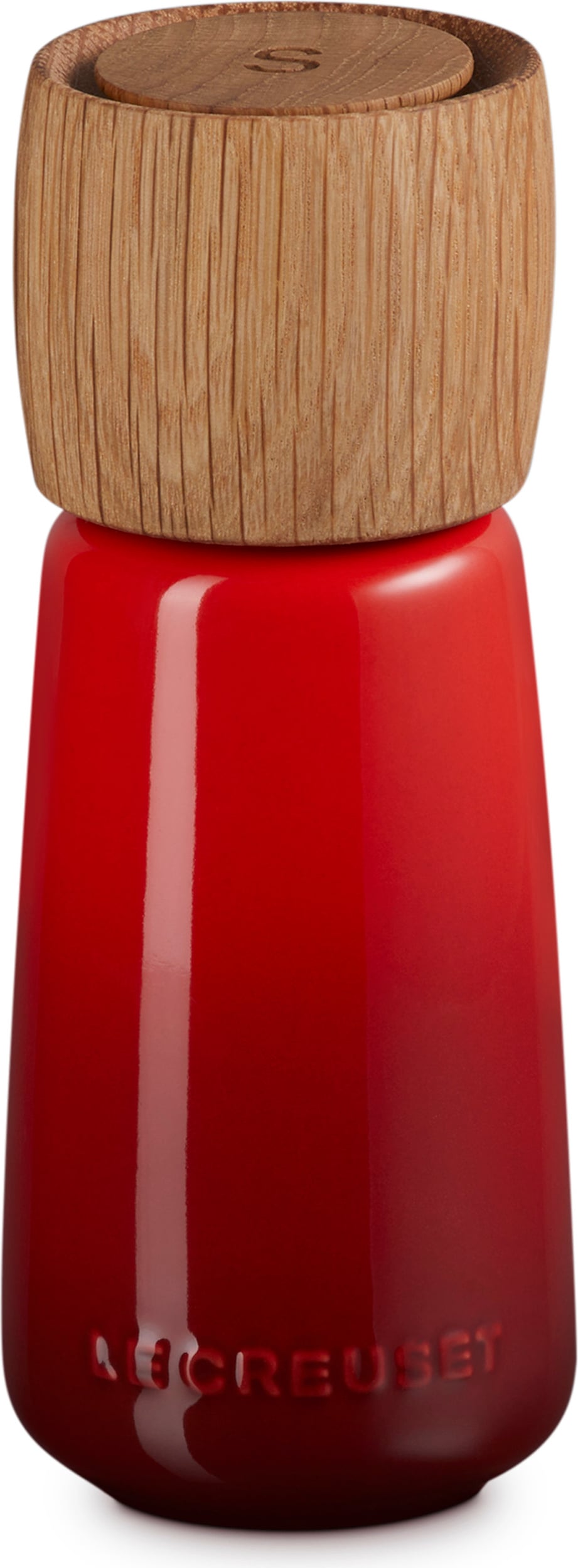 Młynek do soli Le Creuset wiśniowy kamionkowy