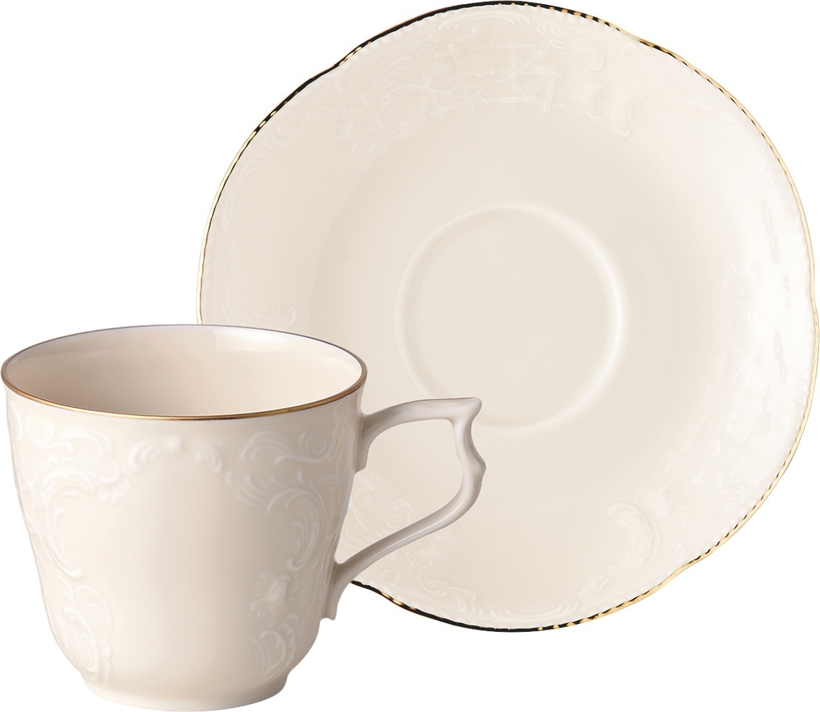 Filiżanka do kawy Sanssouci Elf Gold 210 ml ze spodkiem