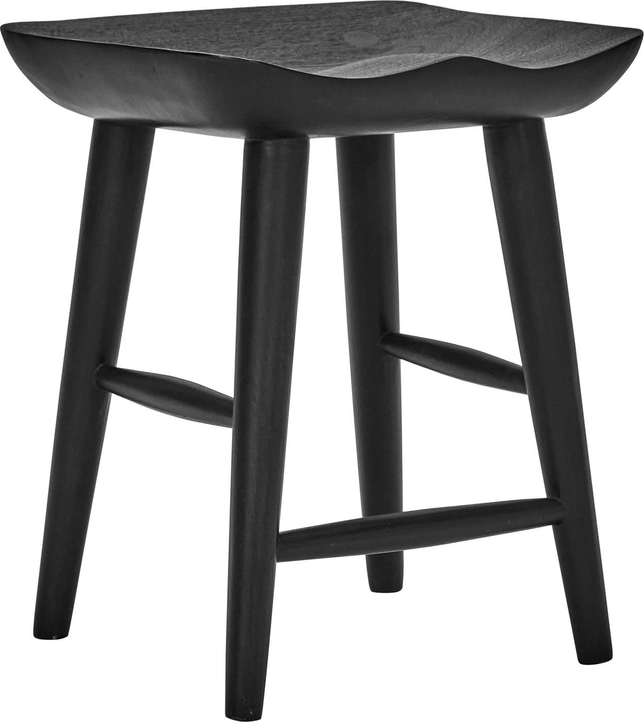 Stołek barowy House Doctor 46 cm czarny